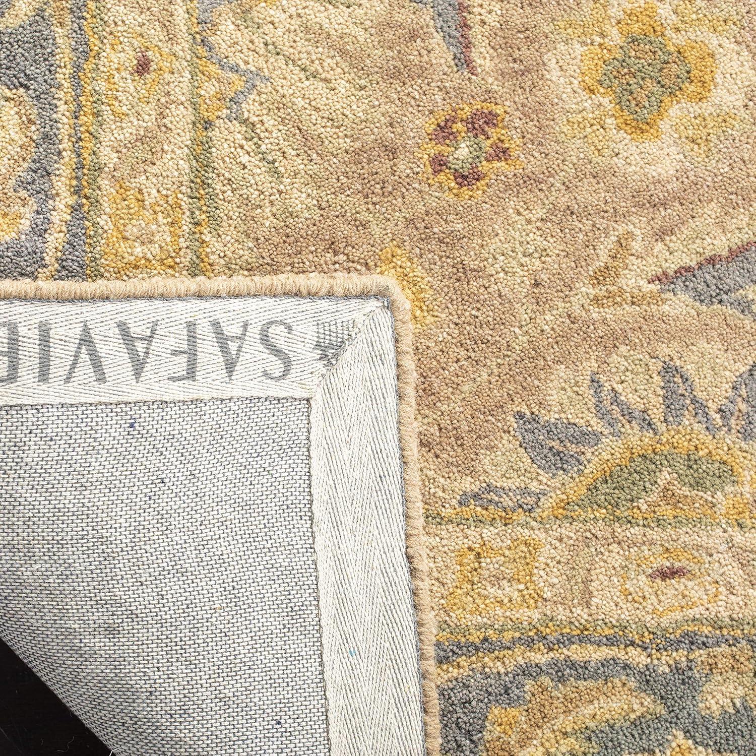 Anatolia AN549 Hand Tufted Indoor Area Rug - Brown/Blue - 9'x12' - Safavieh