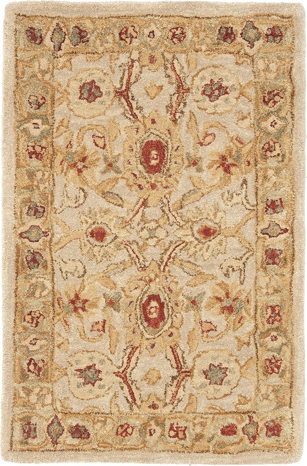 Anatolia AN516 Hand Tufted Indoor Accent Rug - Brown/Ivory - 2'x3' - Safavieh
