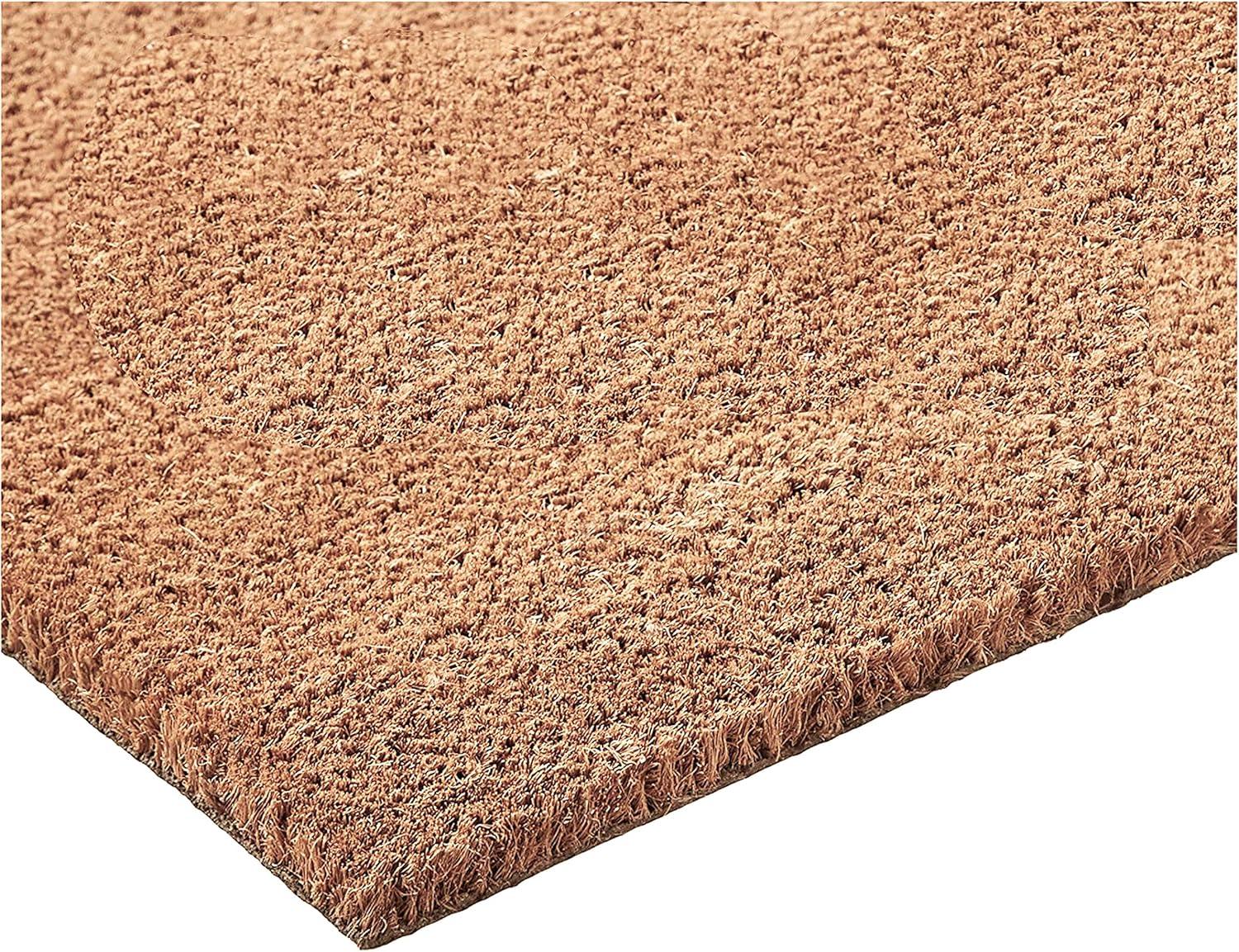 Calloway Mills Natural Coir & Vinyl Outdoor Doormat 2' x 4'