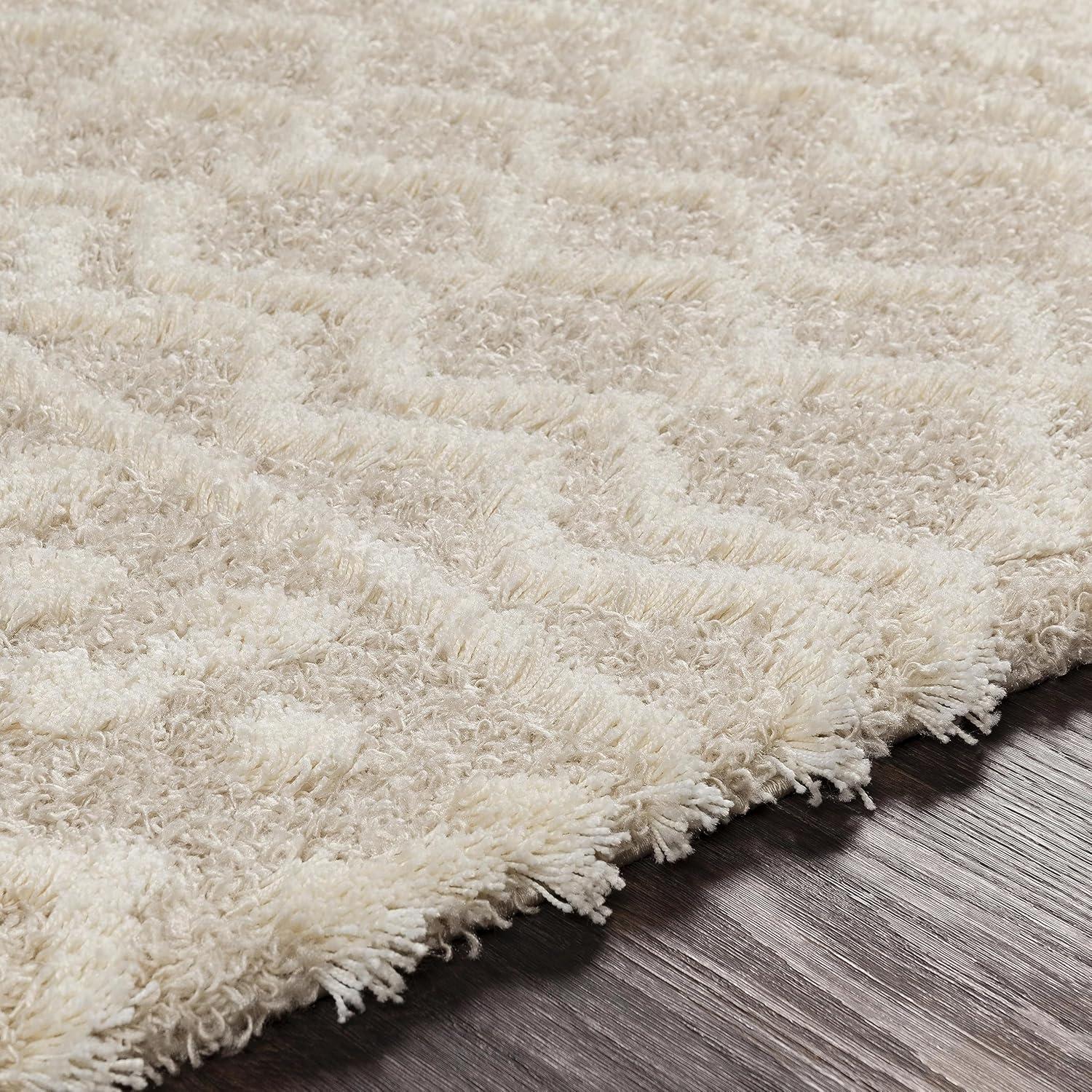 Livabliss Urban Shag Global Moroccan Area Rug,8'10" x 12',Beige