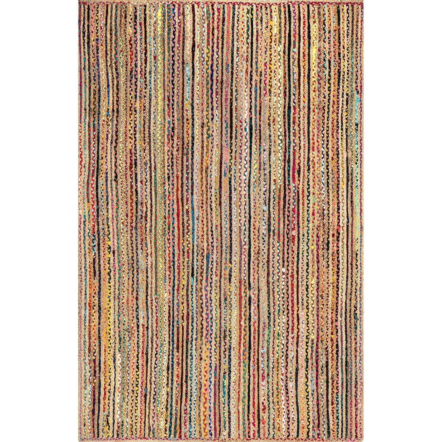 nuLOOM Tammara Hand Braided Area Rug, 5' x 8', Ivory