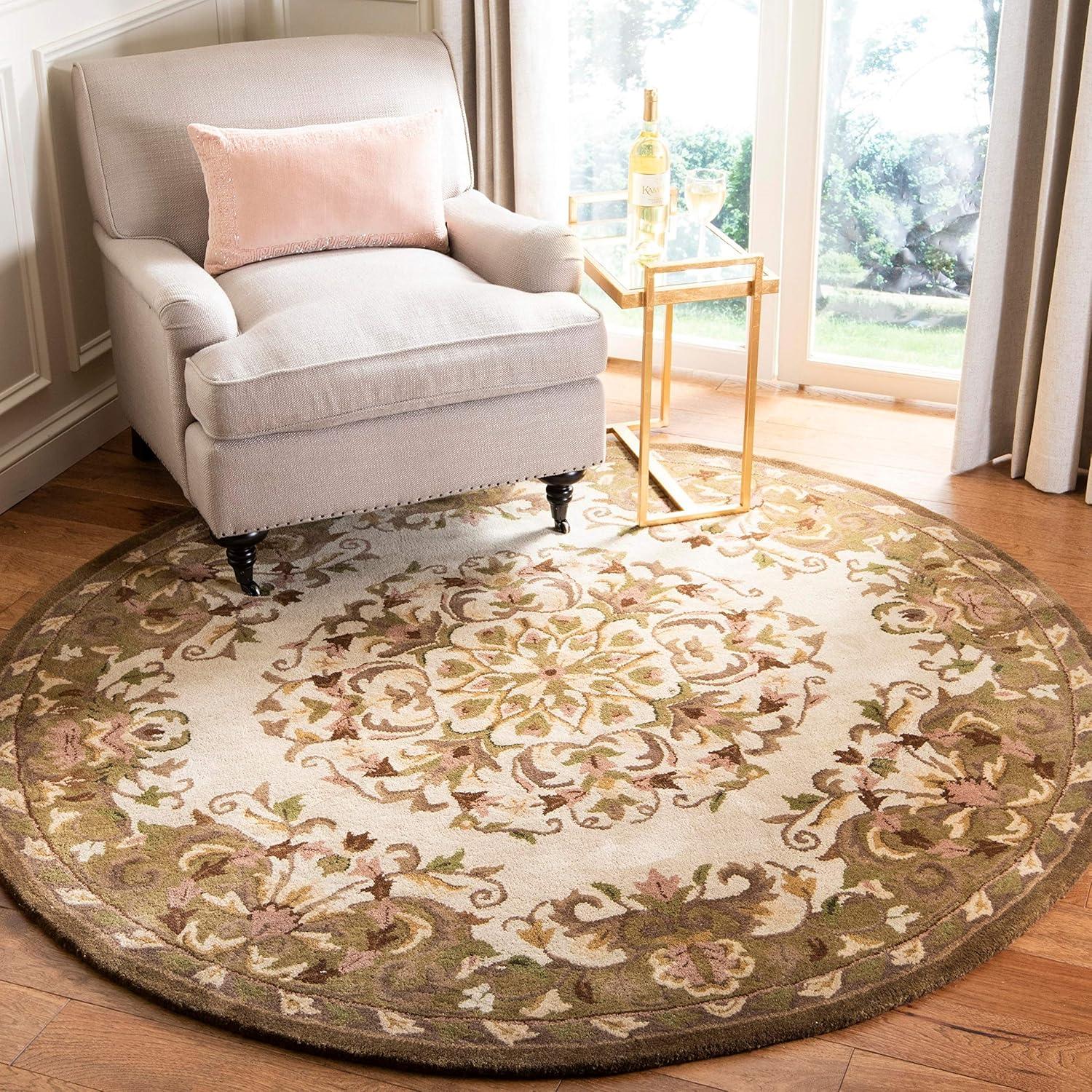 Heritage HG640 Handmade Area Rug - 7'6"x9'6" - Red - Safavieh
