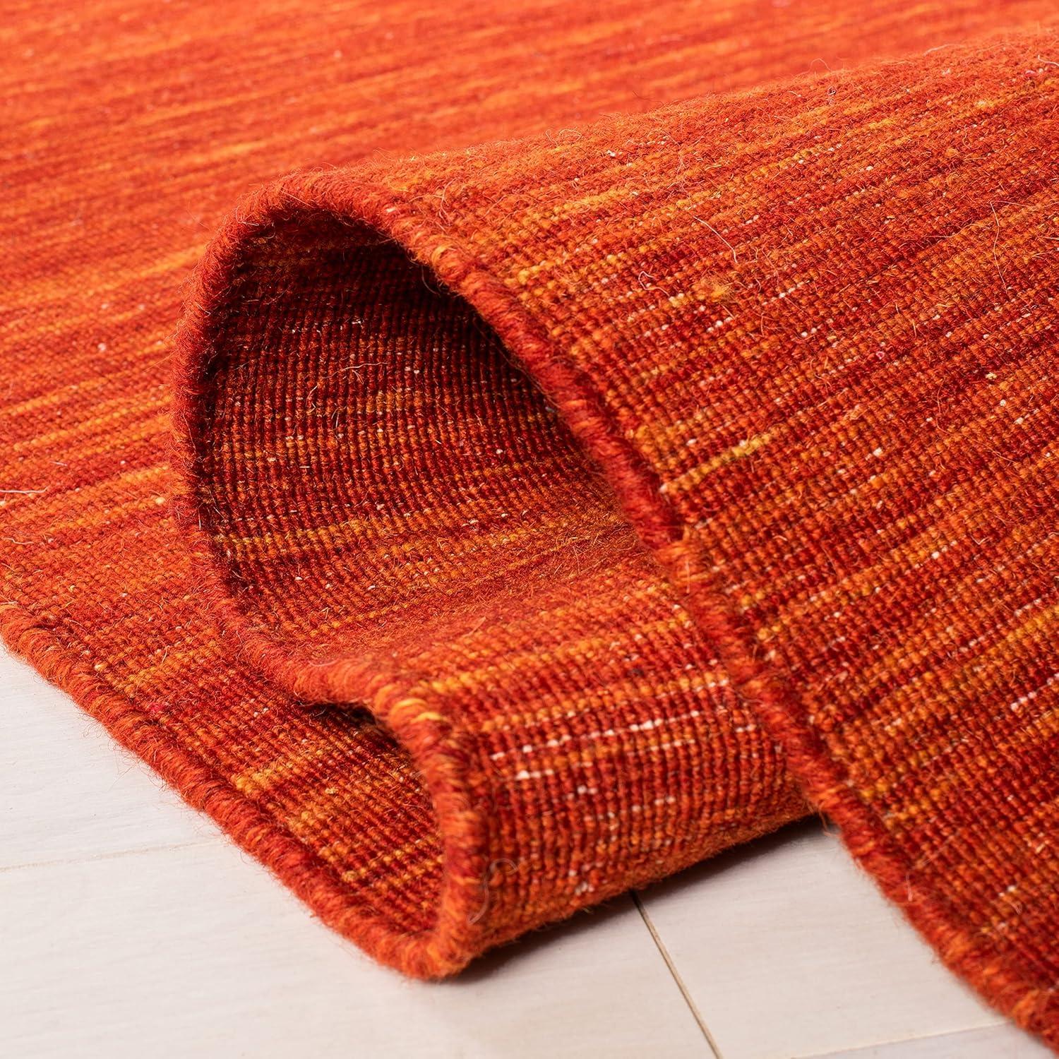 Kilim KLM850 Hand Loomed Area Rug - Red/Rust - 5'x8' - Safavieh