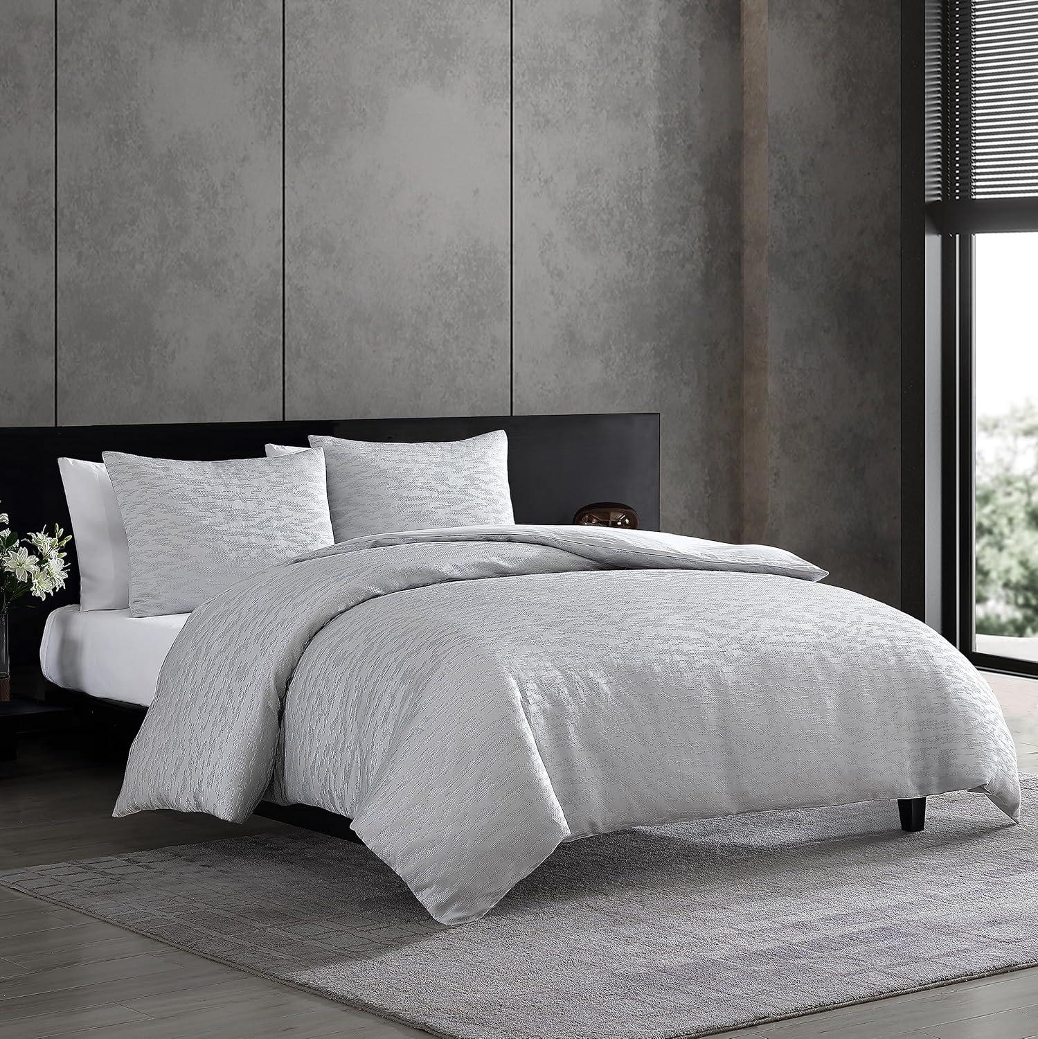 Vera Wang Illusion Grey Comforter Set