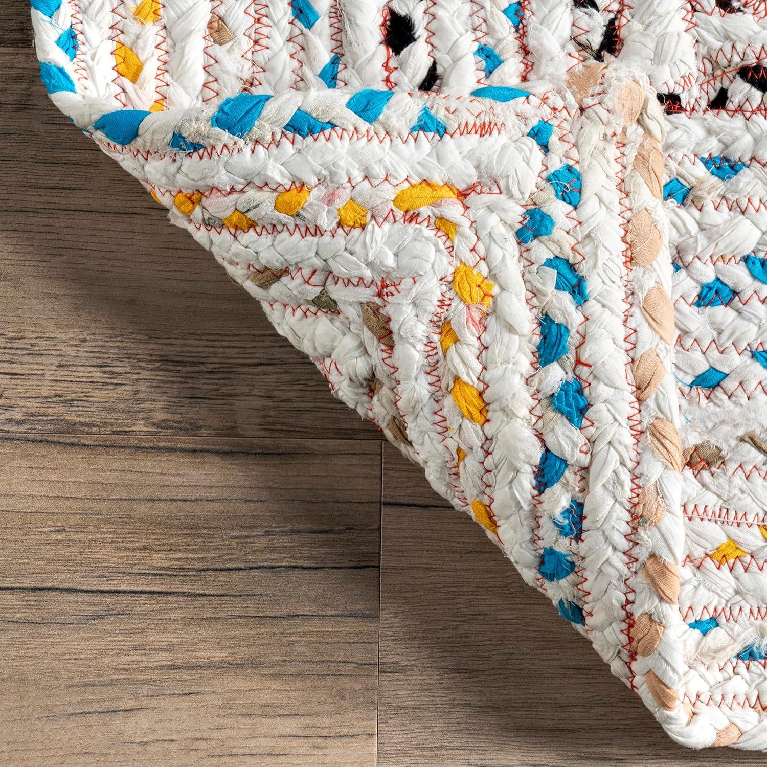 nuLOOM Tammara Hand Braided Area Rug, 5' x 8', Ivory