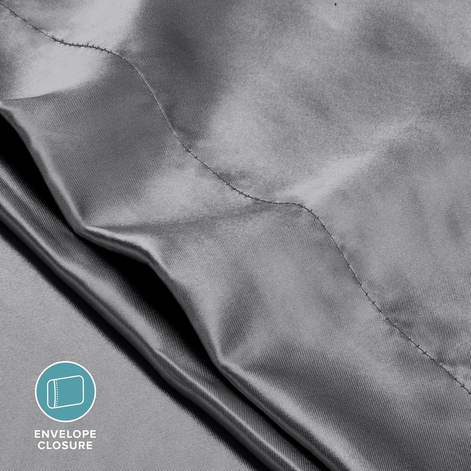 Bare Home 100% Mulberry Silk Pillowcase Envelope Closure