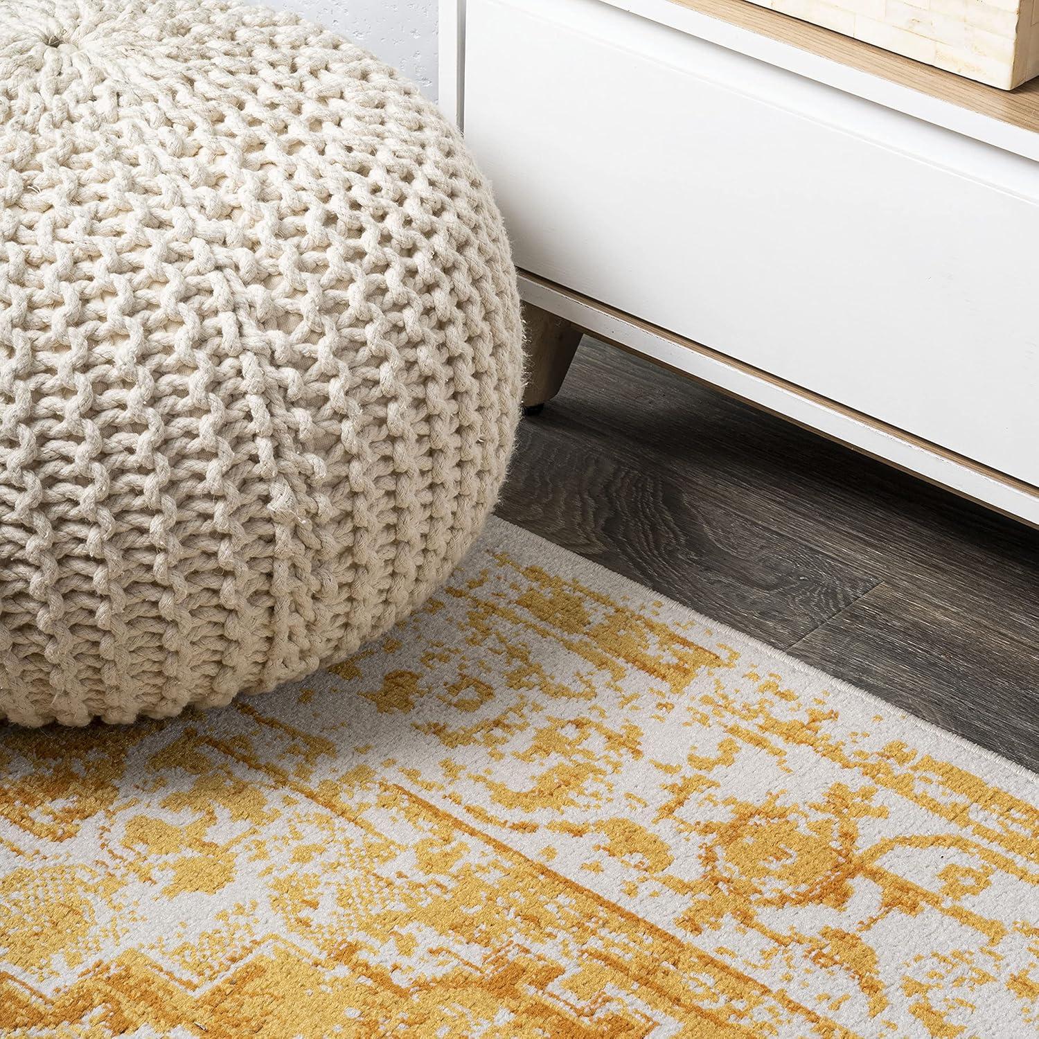 Audrey Bohemian Inspired Ornate Medallion  Runner Rug - JONATHAN Y