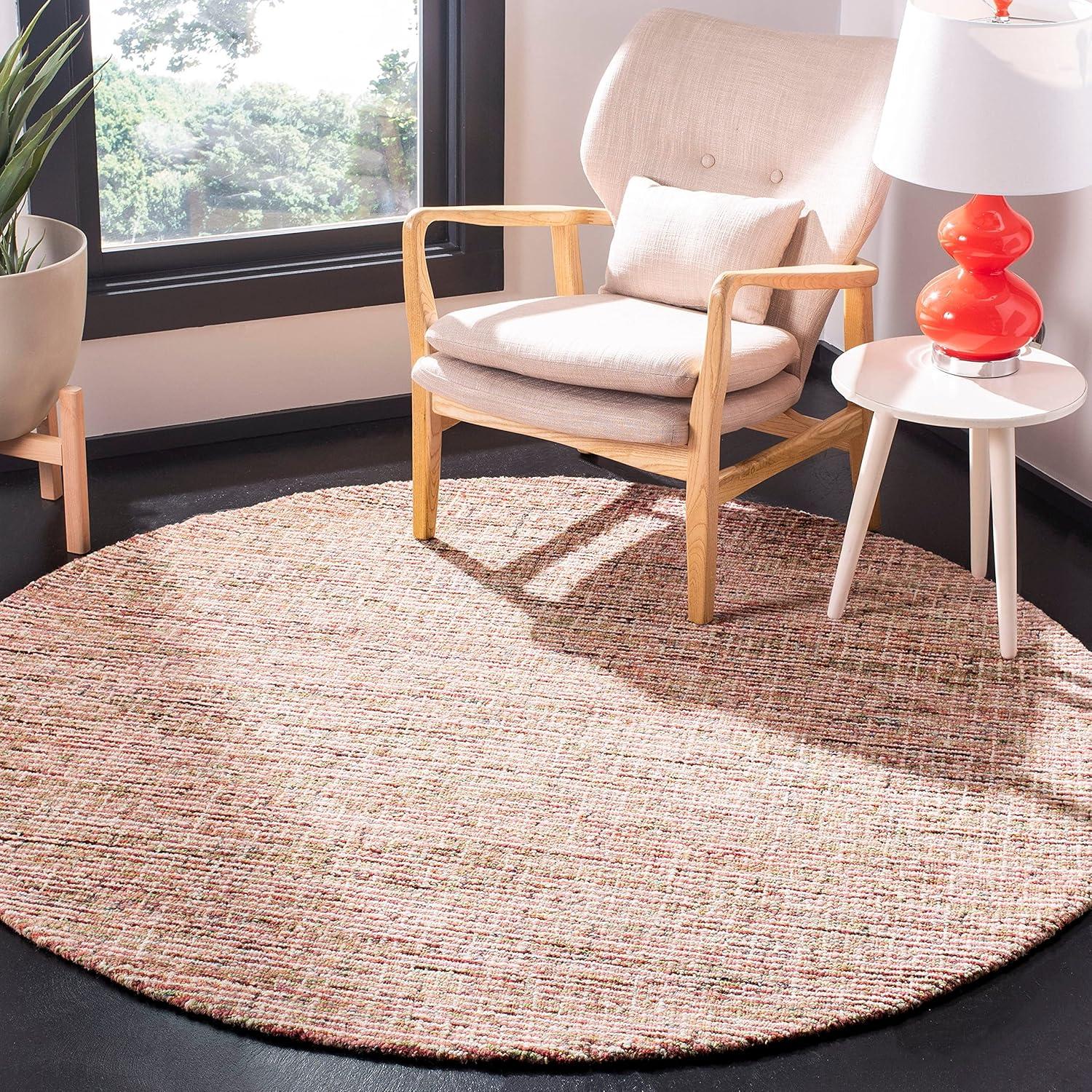 SAFAVIEH Abstract Delia Geometric Wool Runner Rug, Blue/Charcoal, 2'3" x 6'