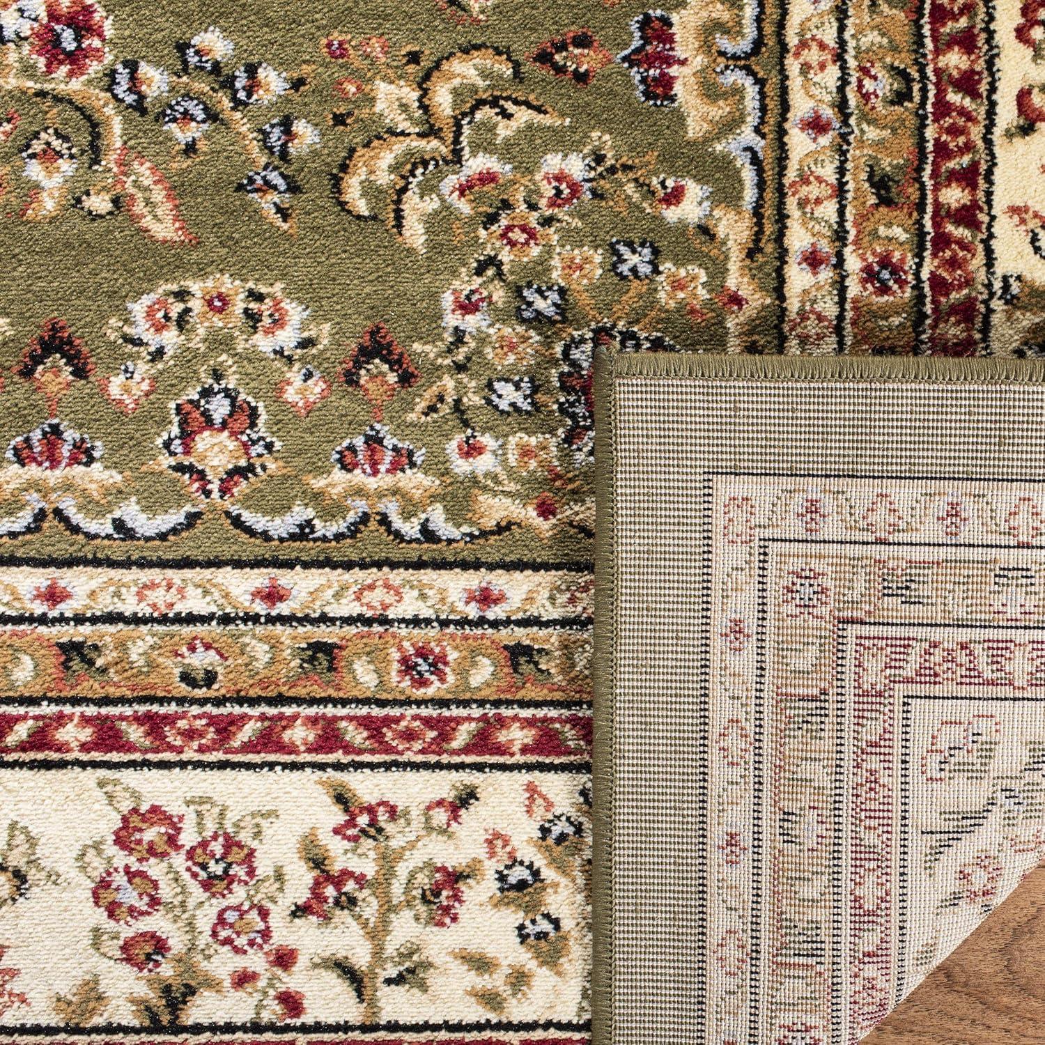 Lyndhurst LNH331 Power Loomed Area Rug - Sage/Ivory - 4'x6' - Safavieh.