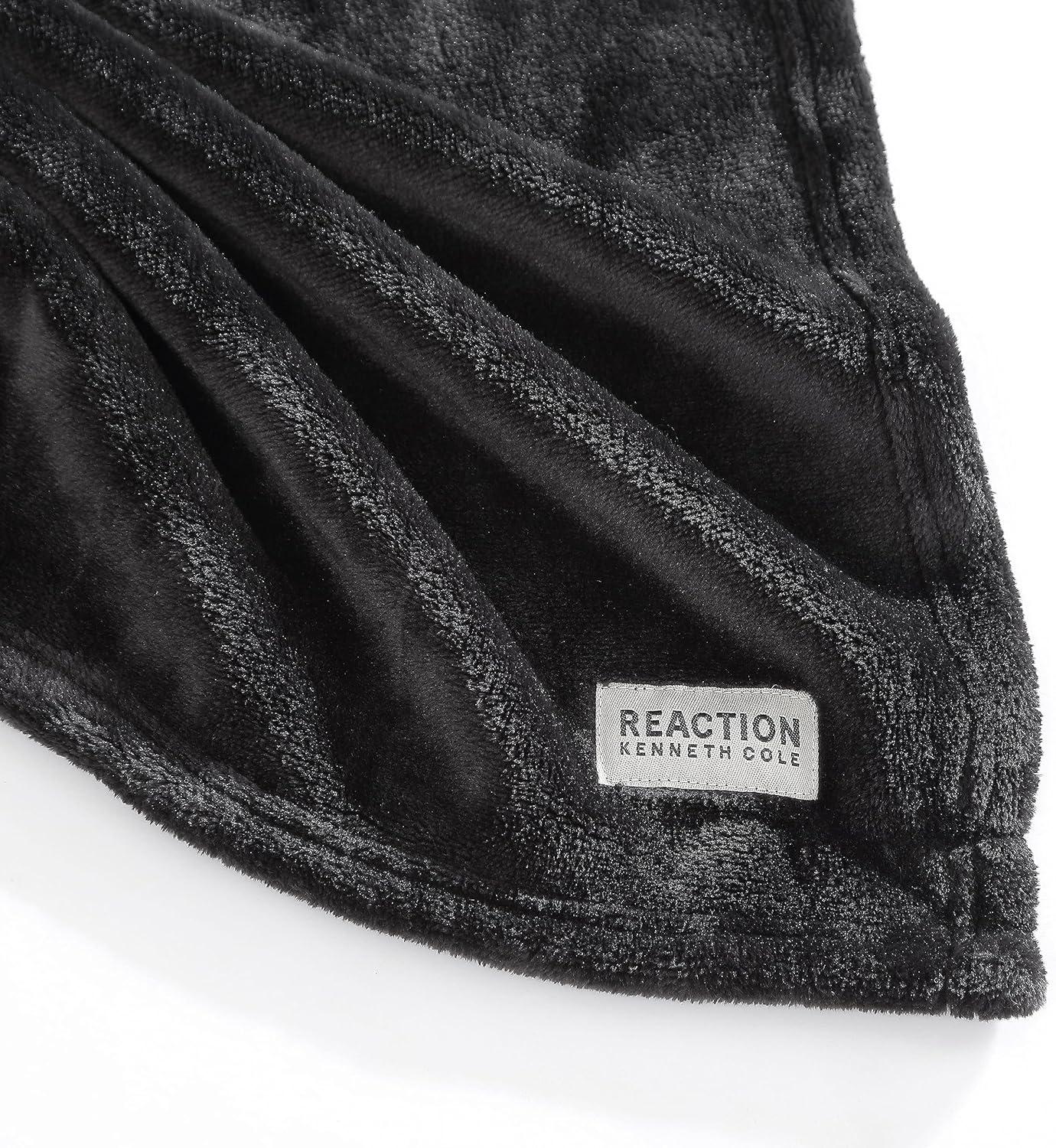 Kenneth Cole Kenneth Cole Reaction Solid Ultra Soft Plush Fleece Blanket