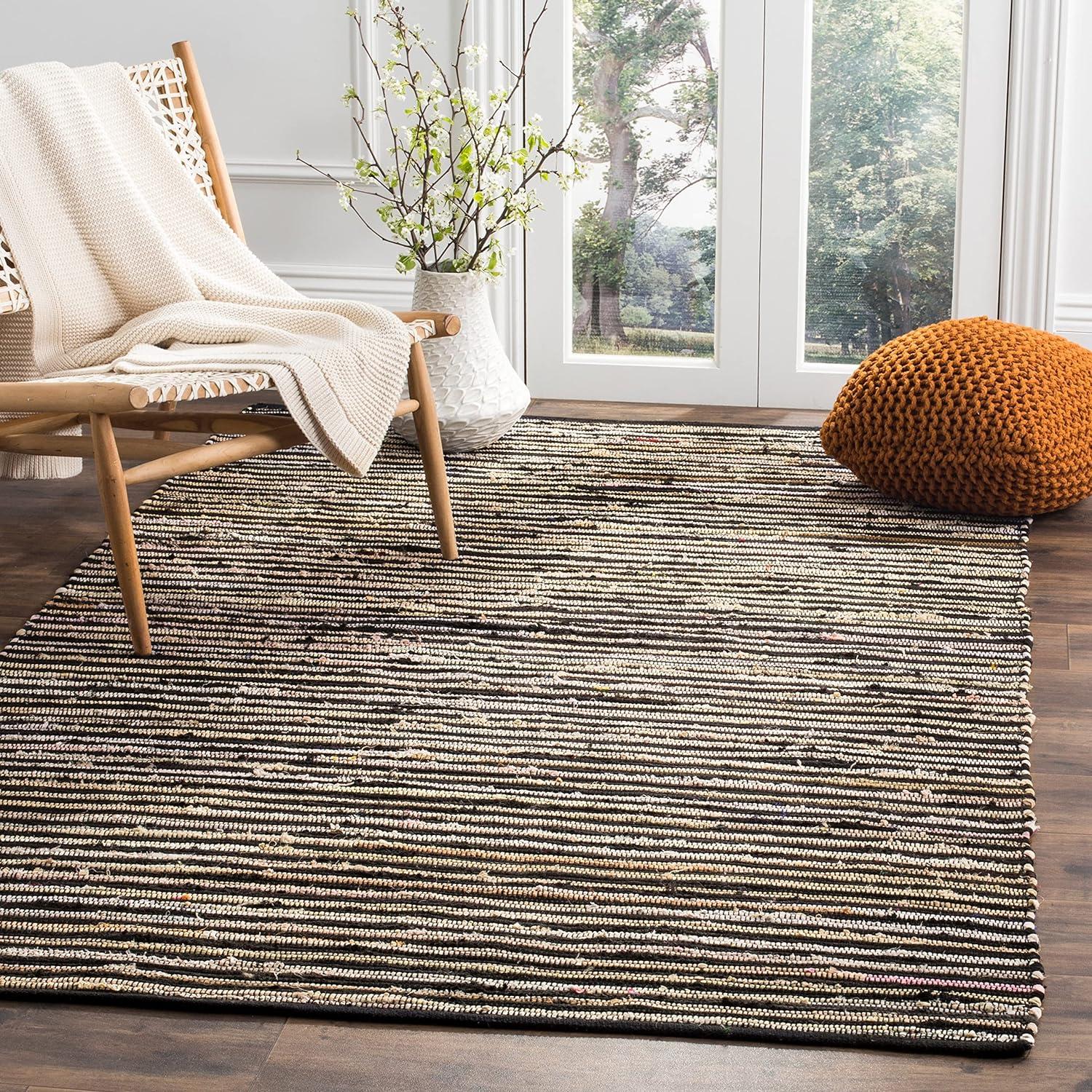 Rag Area Rug RAR130 Hand Woven Area Rug  - Safavieh