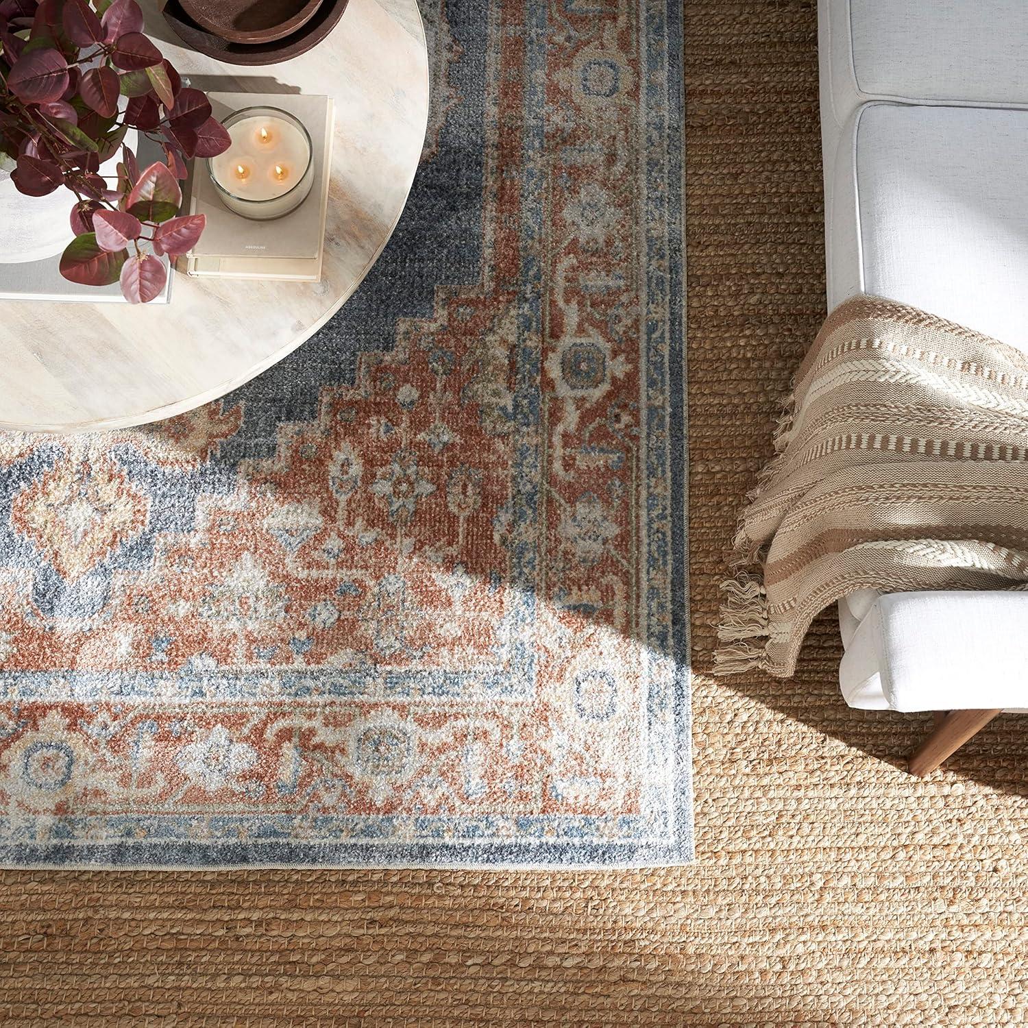 Nourison Hand Woven Natural Jute Rug Natural 8' x 10'