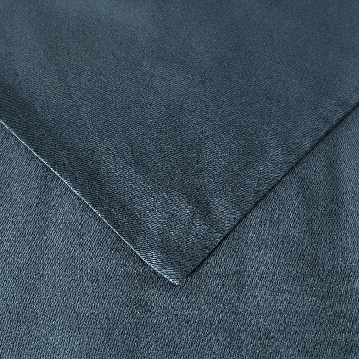 Chezmoi Collection Cotton Twill Solid Duvet Cover Set