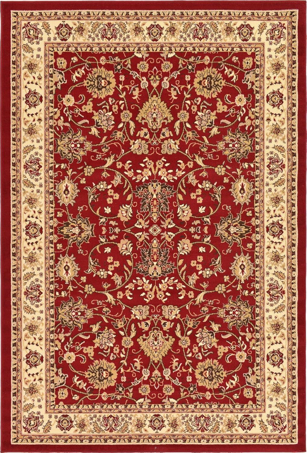 Unique Loom Sialk Hill Washington Floral Indoor Woven Area Rug