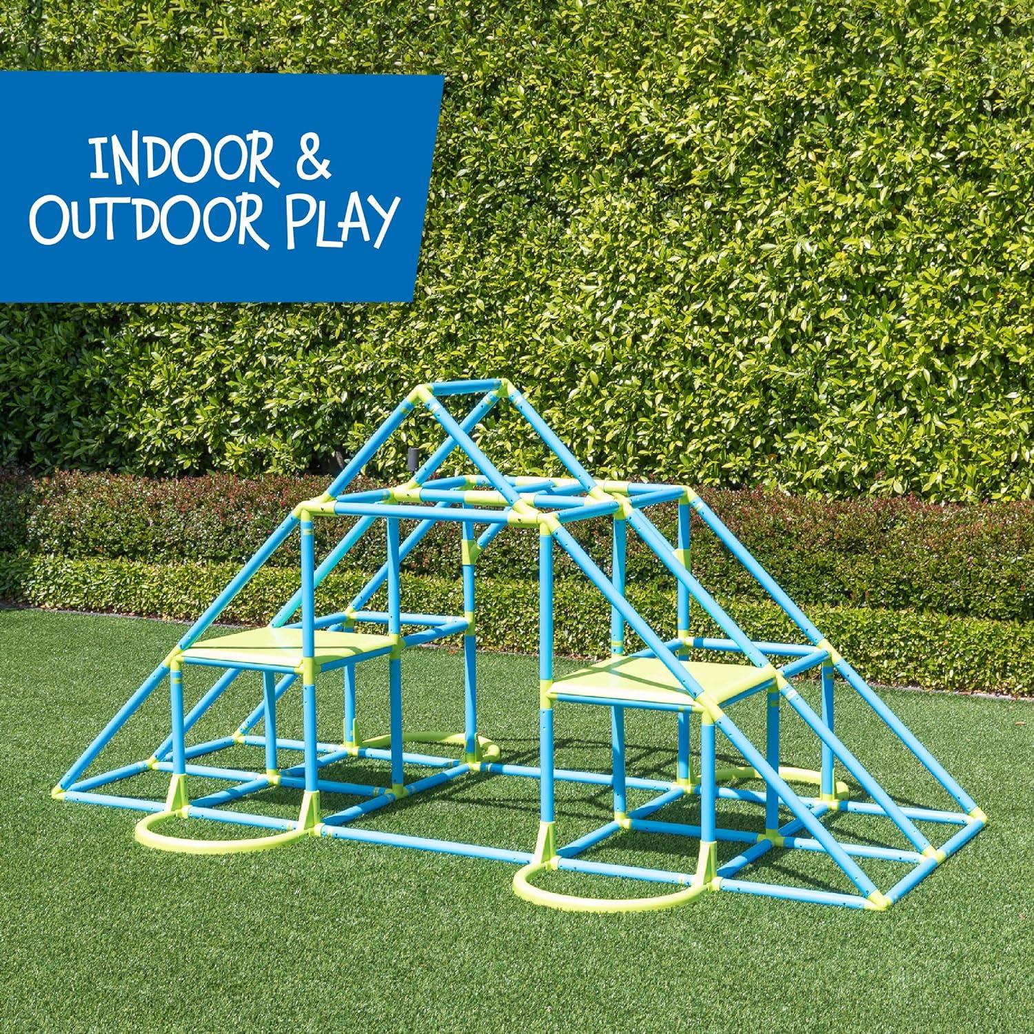 Eezy Peezy MEGA Pyramid Monkey Bar Climbing Tower - Ages 3-8