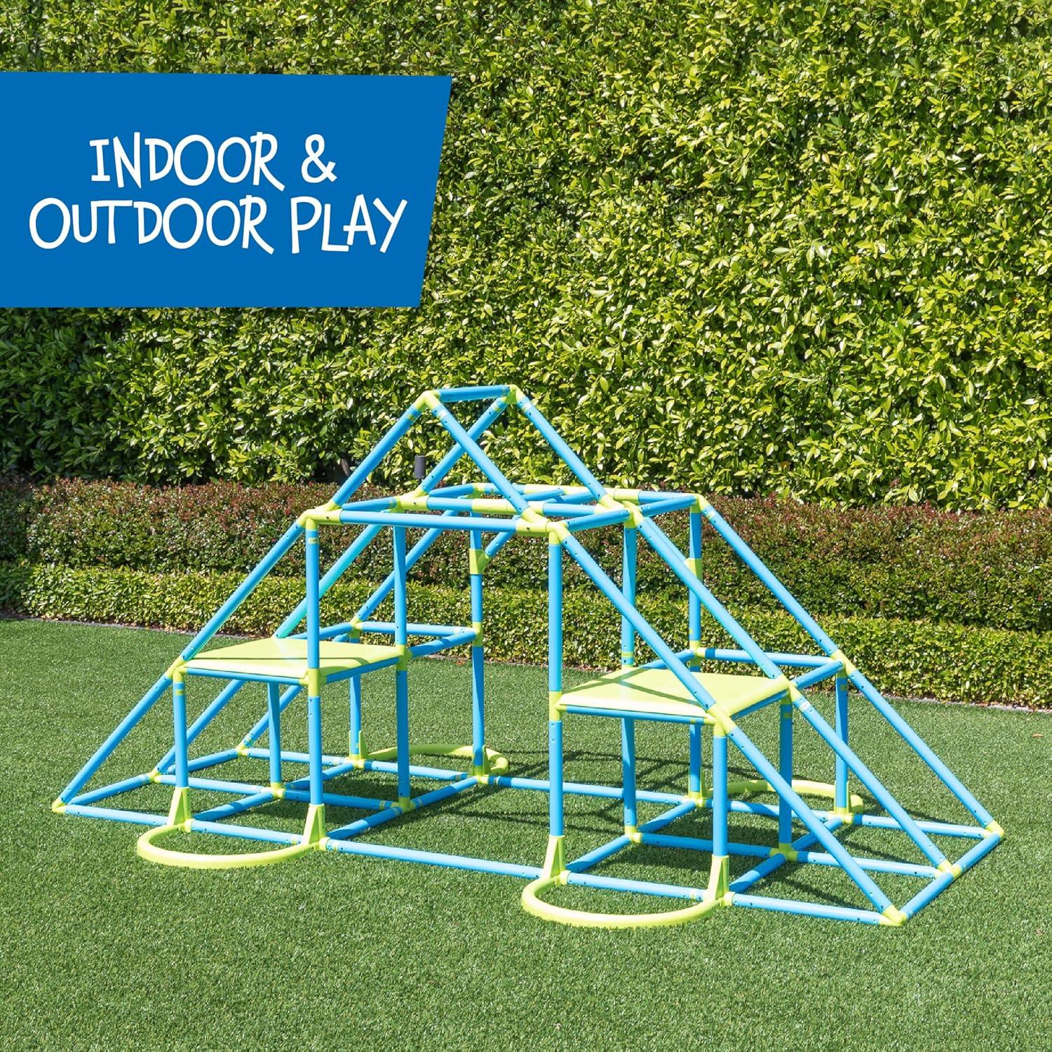 Eezy Peezy MEGA Pyramid Monkey Bar Climbing Tower - Ages 3-8
