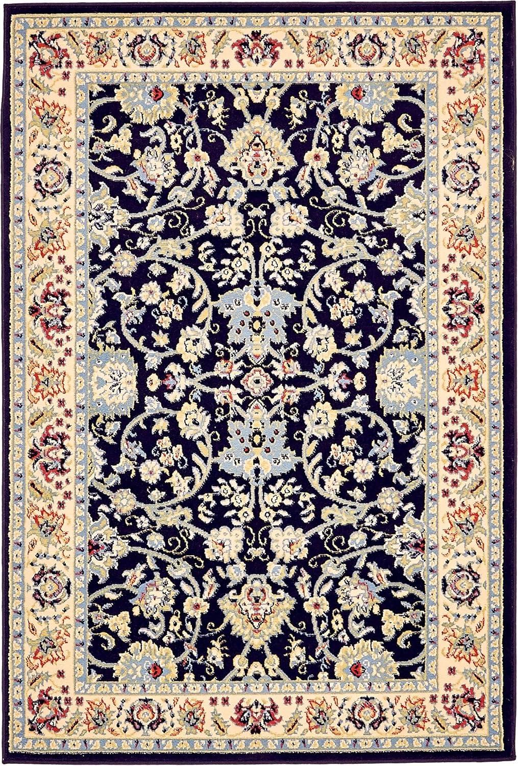 Unique Loom Sialk Hill Washington Floral Indoor Woven Area Rug