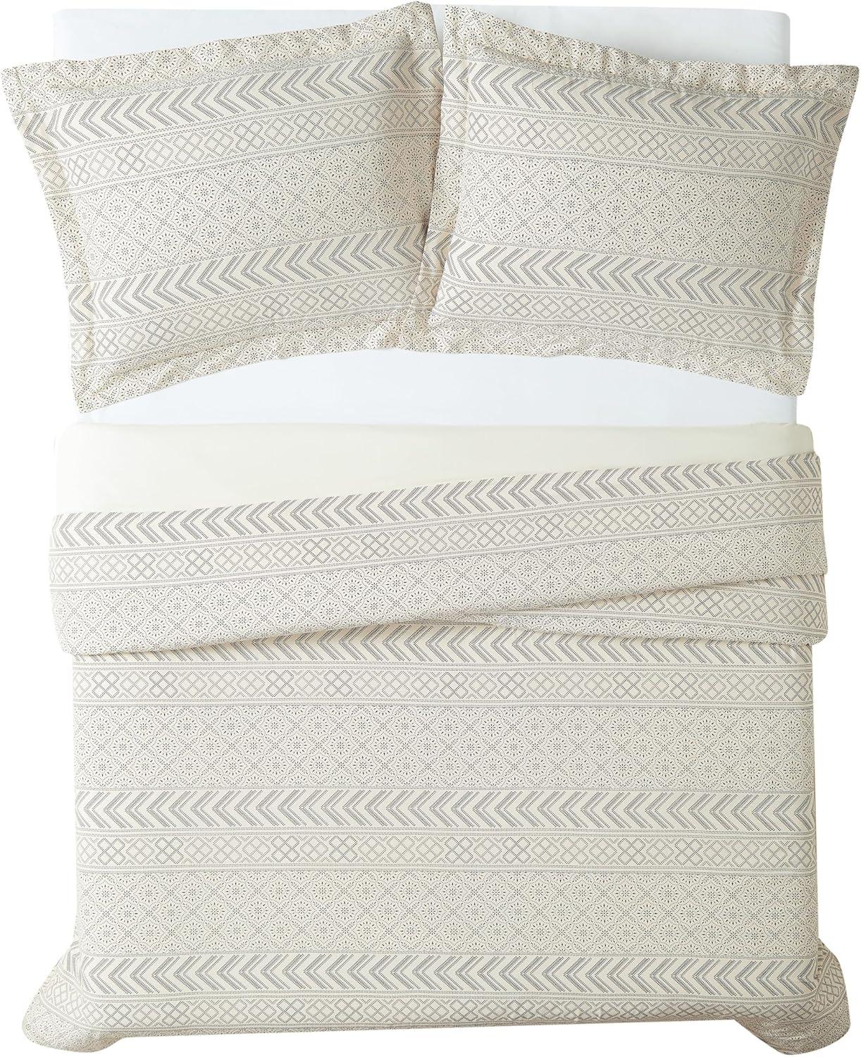 Brooklyn Loom Brooklyn Loom Chase Cotton Blend Geometric Shapes Comforter Set