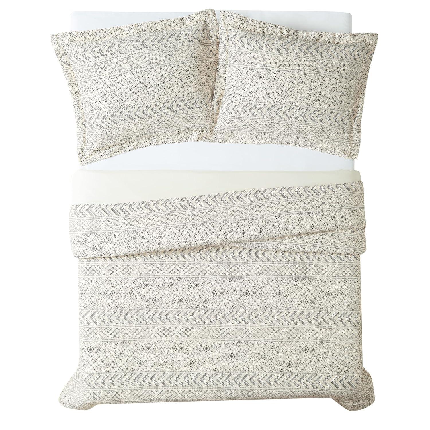 Brooklyn Loom Brooklyn Loom Chase Cotton Blend Geometric Shapes Comforter Set