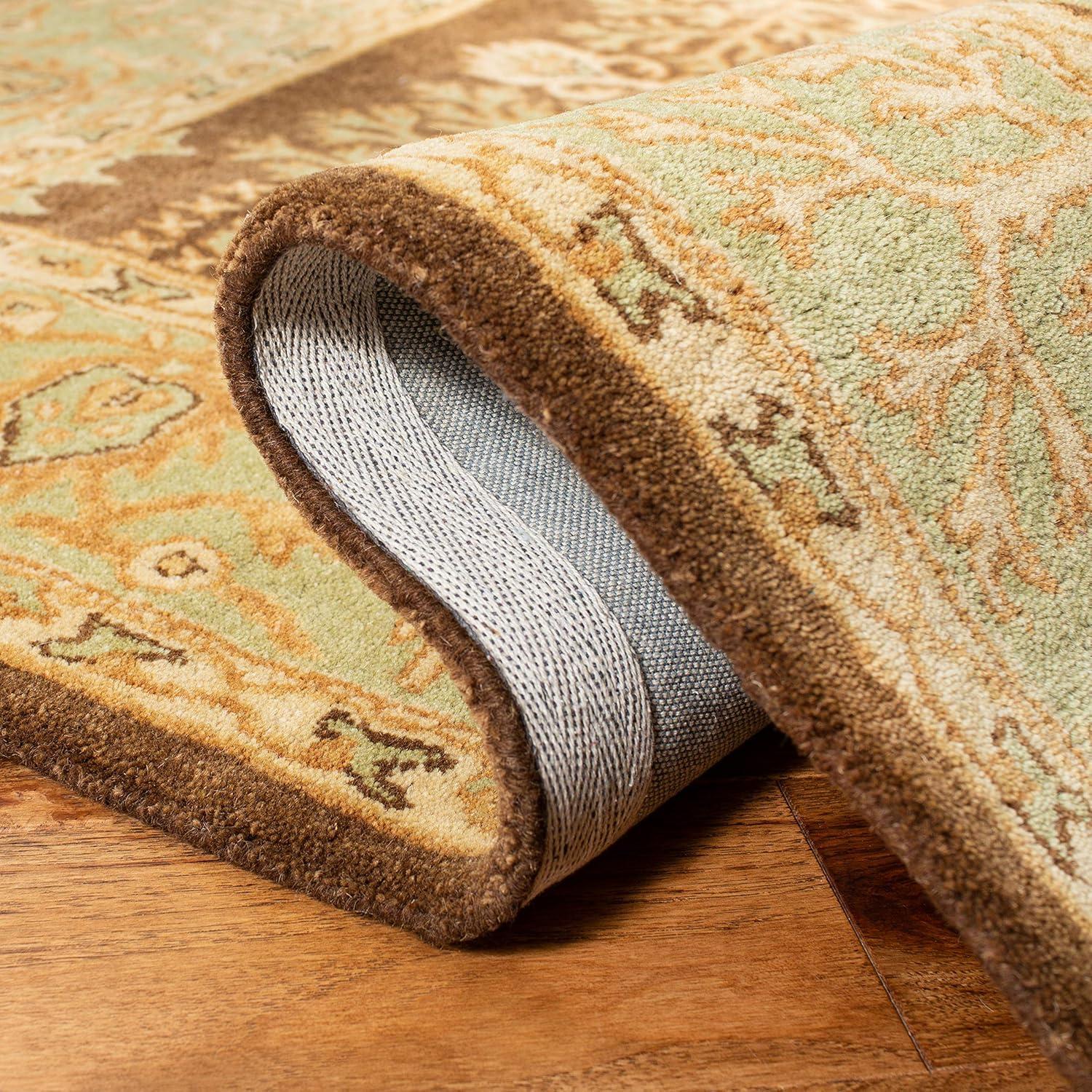 SAFAVIEH Bergama Tarah Oriental Wool Area Rug, Brown/Green, 2' x 3'