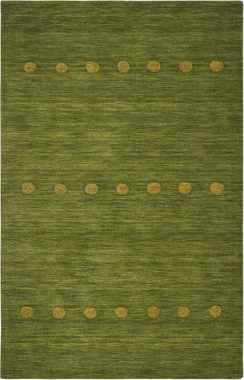 Himalaya HIM590 Handmade Area Rug - 5'x8' - Green - Safavieh