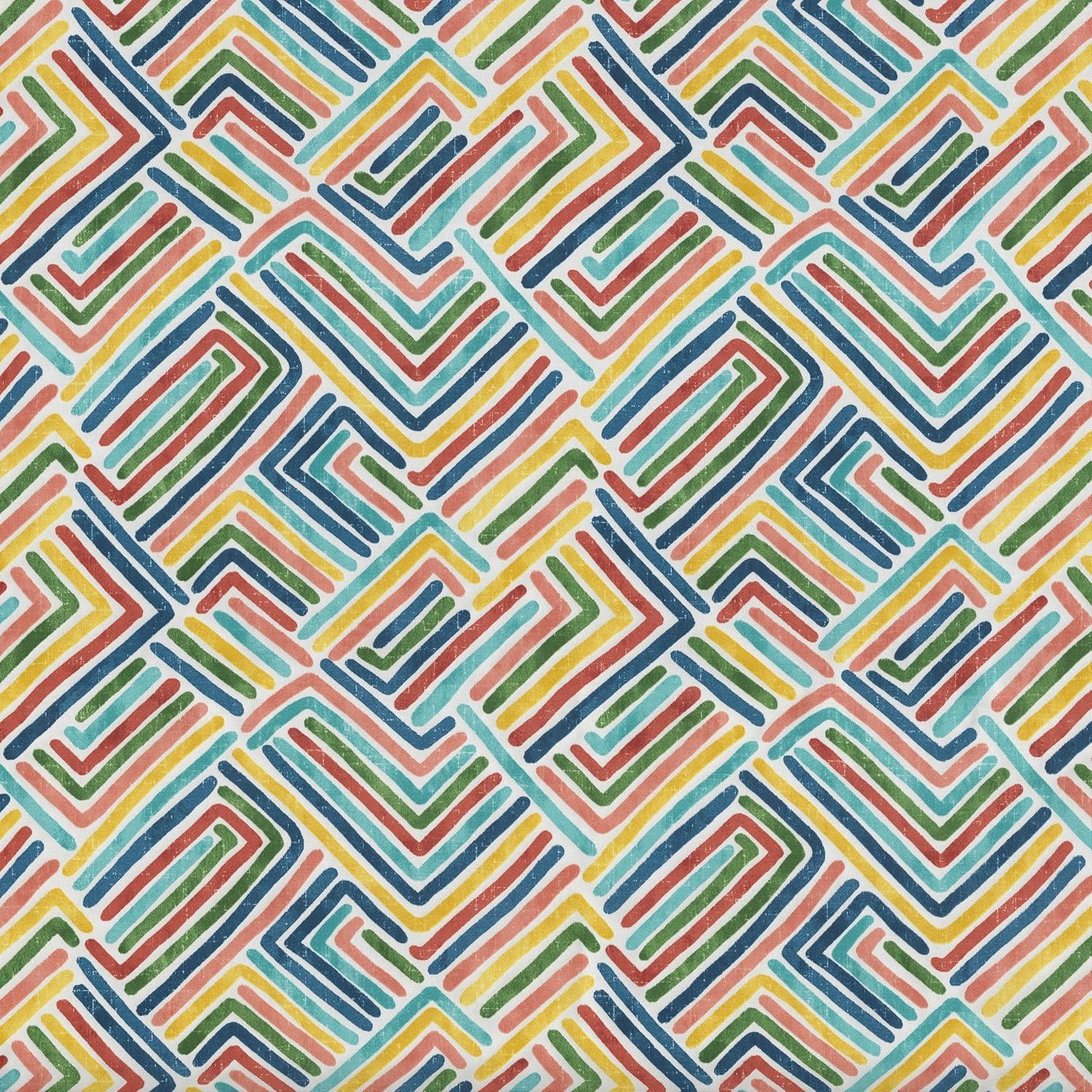 Pillow Perfect Pillow Perfect Geometric Indoor/Outdoor Accent Throw Pillow