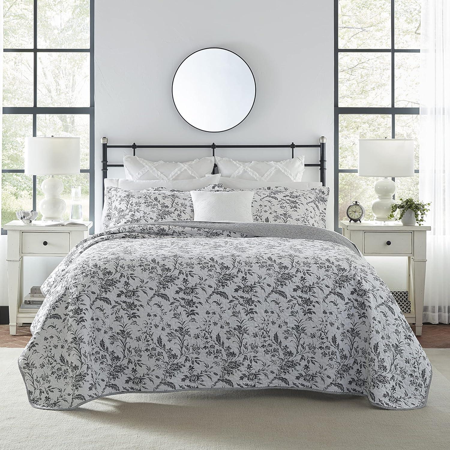 Laura Ashley Amberley Reversible Cotton Quilt Set