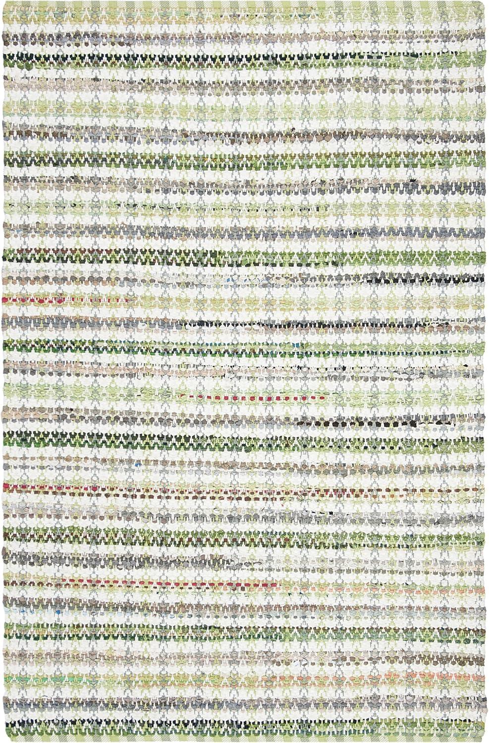 Montauk MTK950 Hand Woven Indoor Area Rug - Green/Multi - 5'x8' - Safavieh.