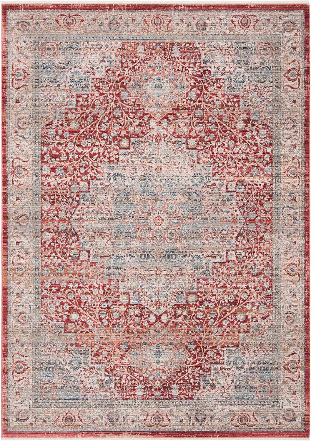 Kenitra KRA672 Power Loomed Area Rug - Blue/Ivory - 8'x10' - Safavieh.