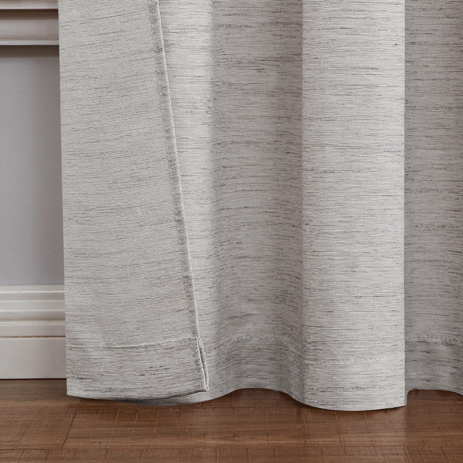 Nautica Nautica Light Filtering Rod Pocket Window Curtains Pair (Set of 2)