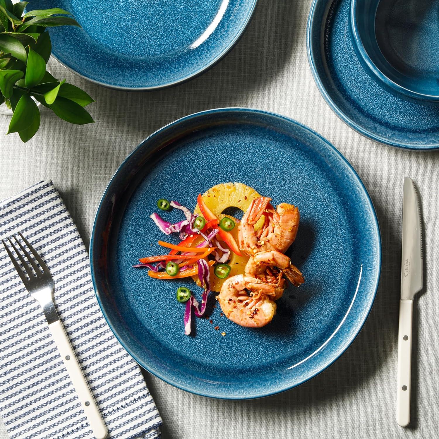 Sur La Table Kitchen Essentials Banquette 16 Piece Stoneware Dinnerware Set - Service for 4