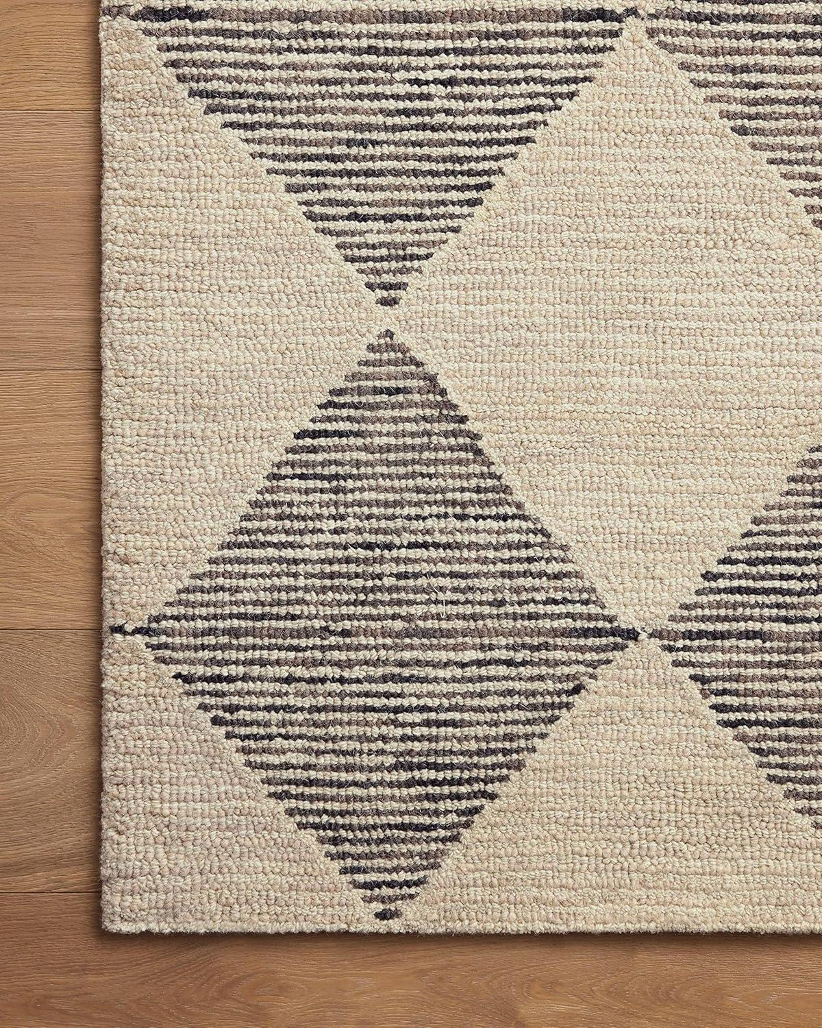 Francis Wool Beige/Charcoal Rug