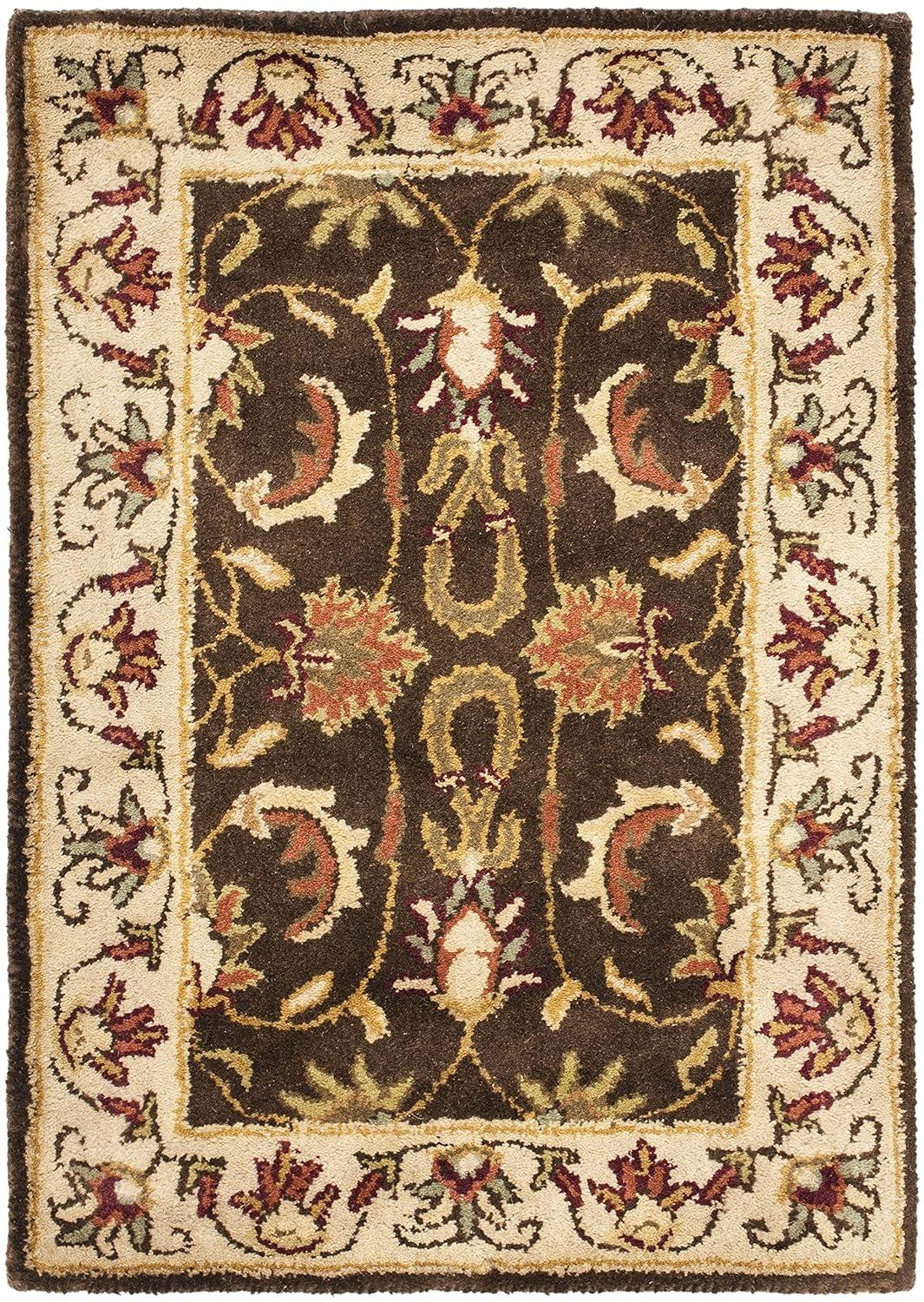 Heritage HG818 Hand Tufted Runner Rug - Brown/Beige - 2'3"x6' - Safavieh.