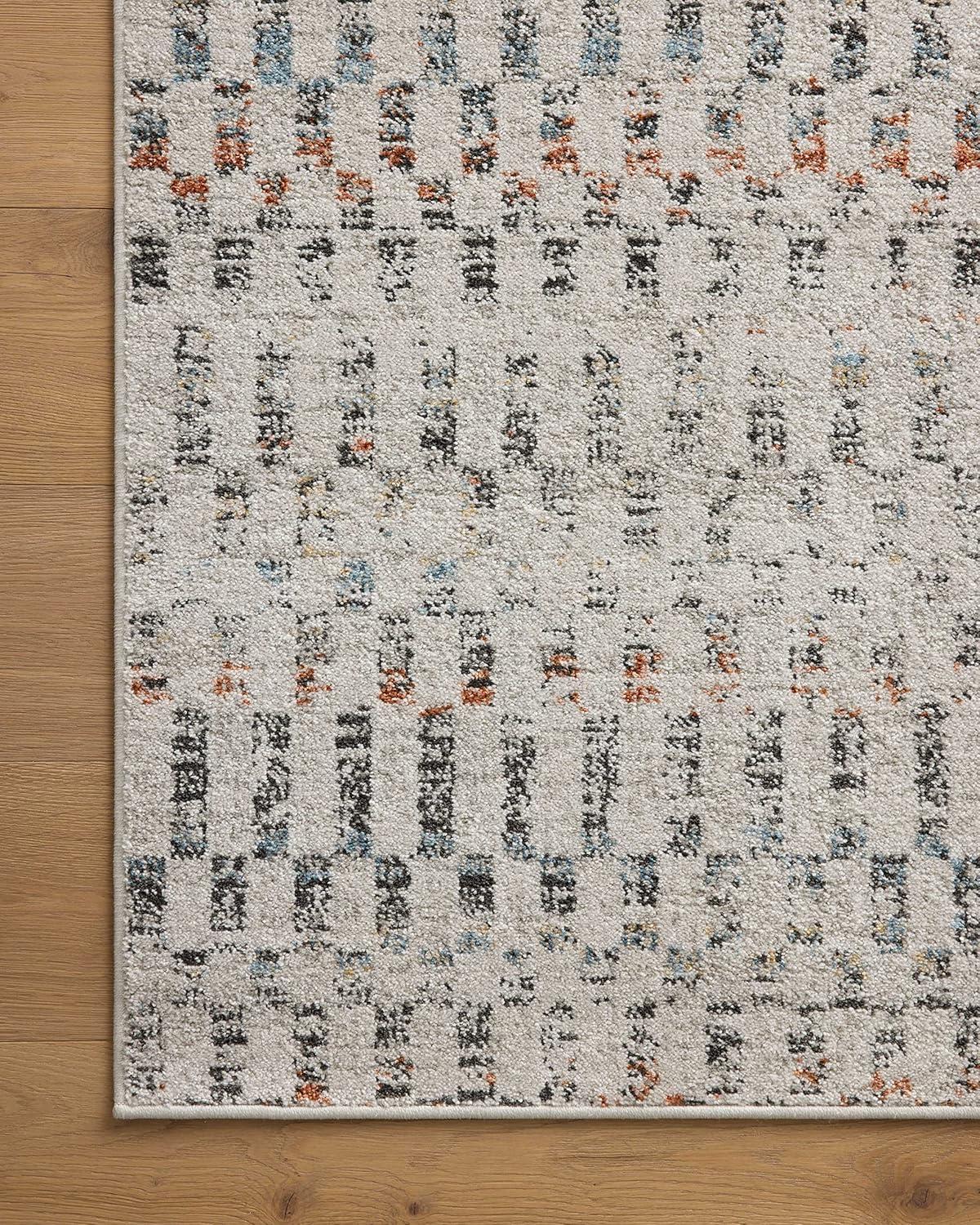 Loloi II Kamala Grey / Multi 5'-3" x 7'-9" Area Rug