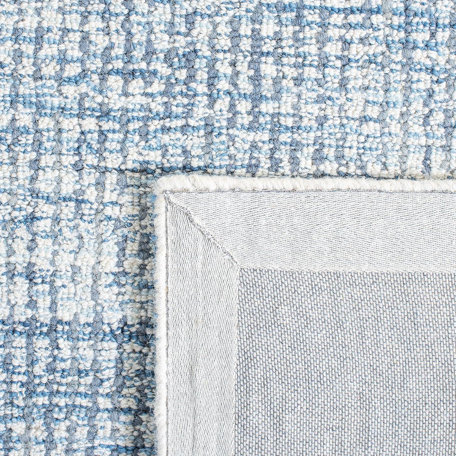 Metro MET151 Hand Tufted Indoor Area Rug - Ivory/Blue - 4'x6' - Safavieh