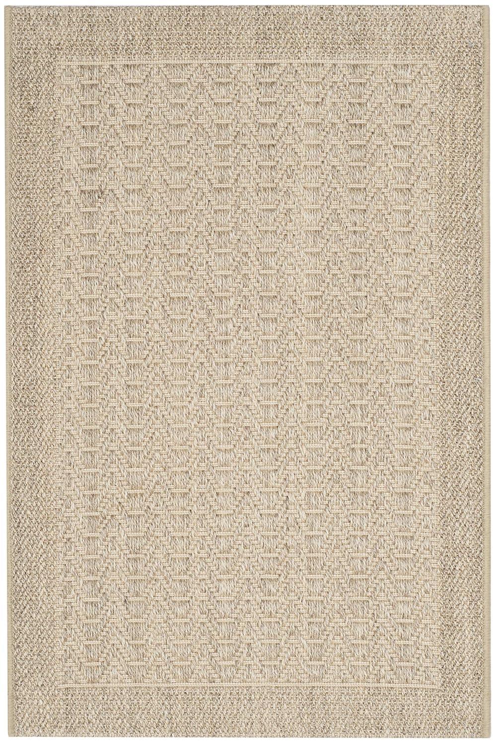 Huxley Sisal PAB321 Power Loomed, Jacquard Weave Indoor Accent Rug - 2'x3' - Silver - Safavieh
