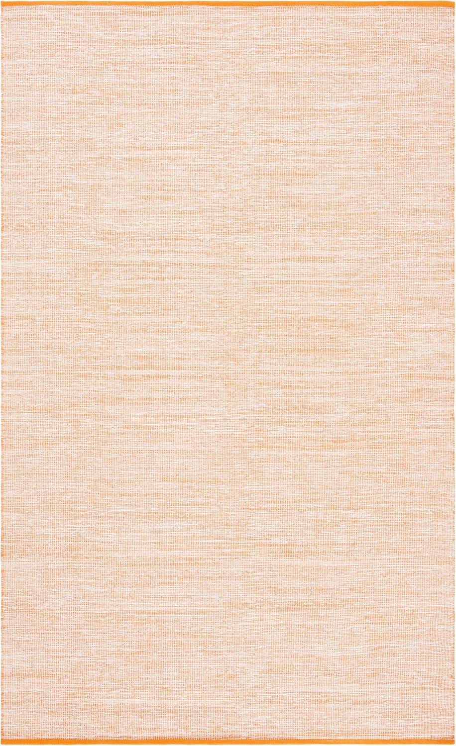 Montauk MTK250 Hand Woven, Flat Weave Indoor Area Rug - Orange - 5'x8' - Safavieh