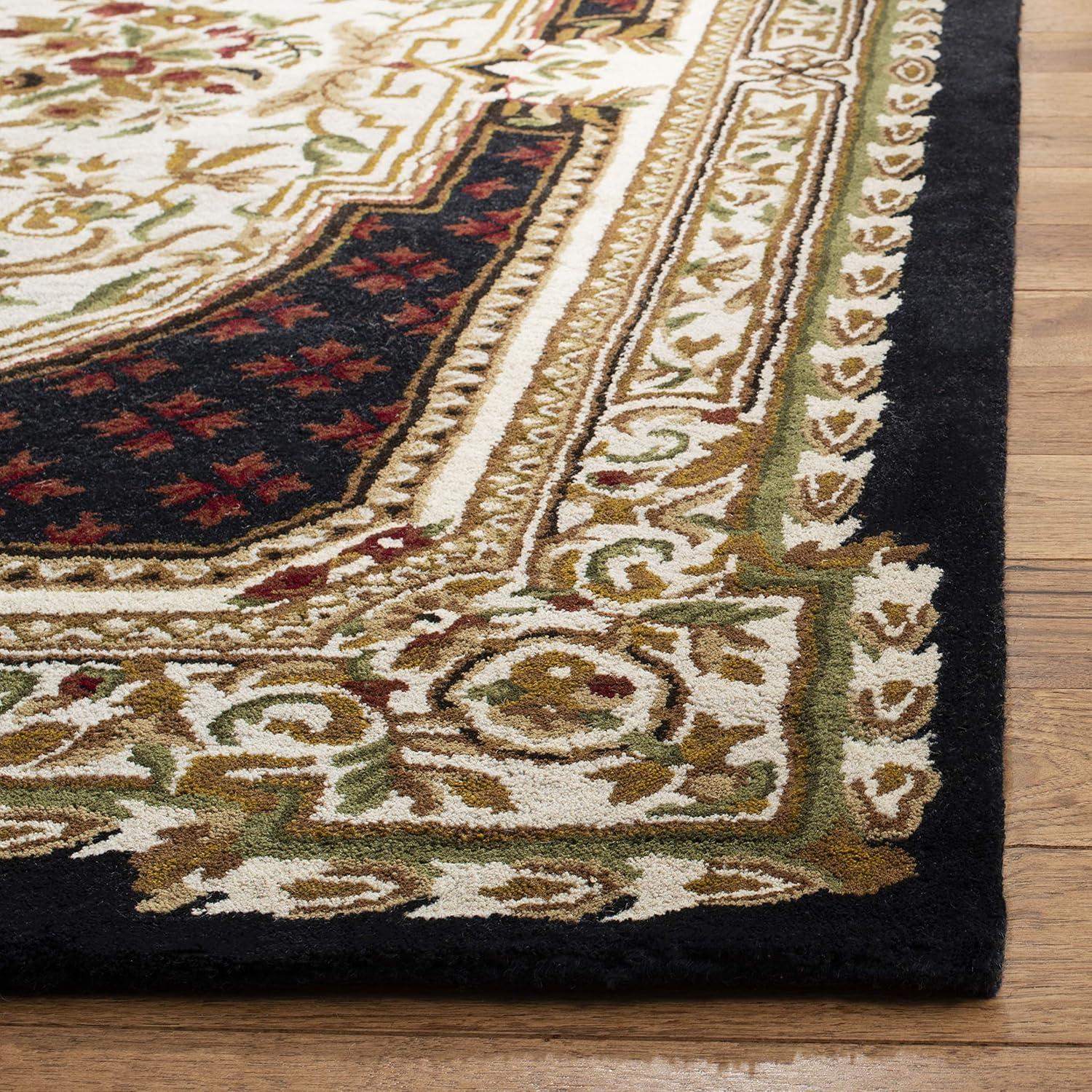Classic CL755 Hand Tufted Accent Rug Black 3' X 5' - Safavieh