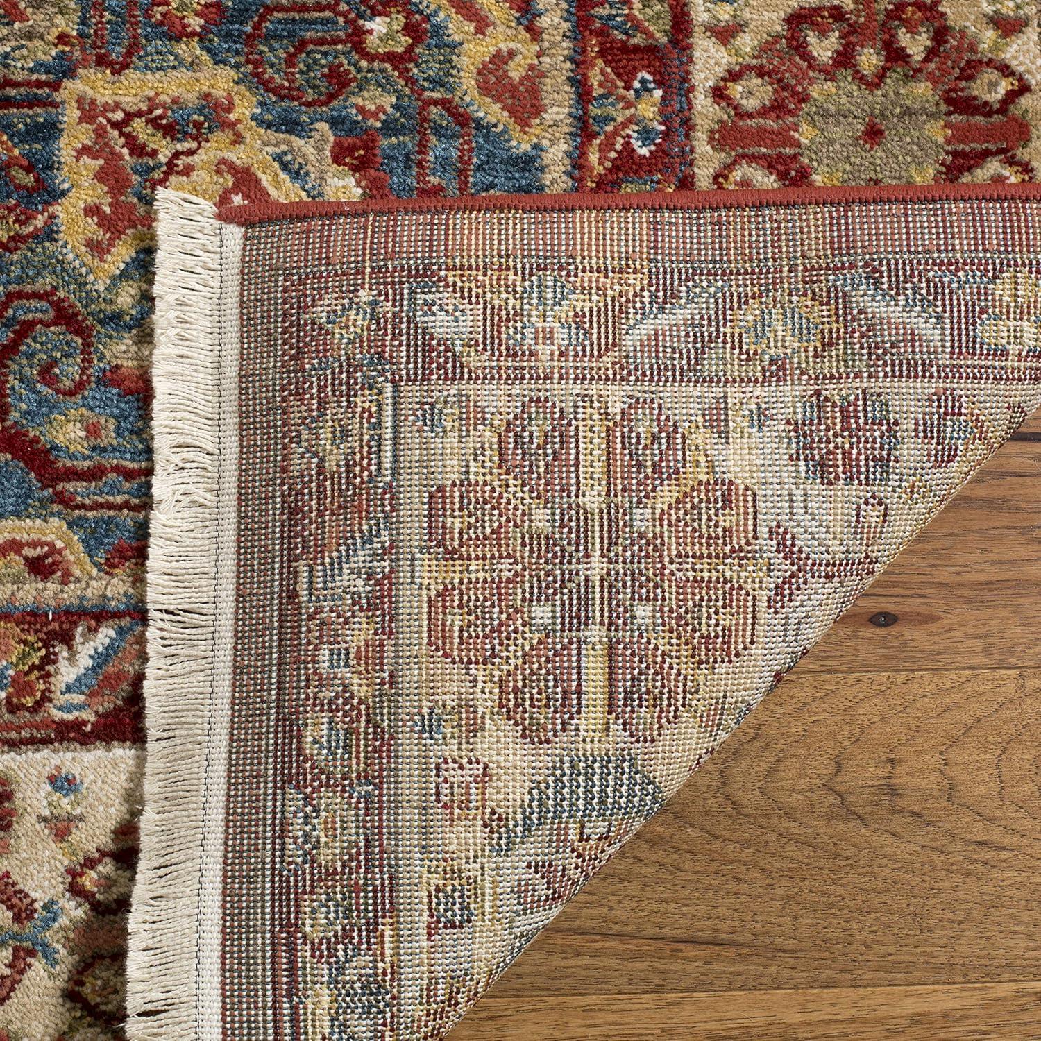 Kashan KSN305 Power Loomed Area Rug - Red/Ivory - 8'x10' - Safavieh