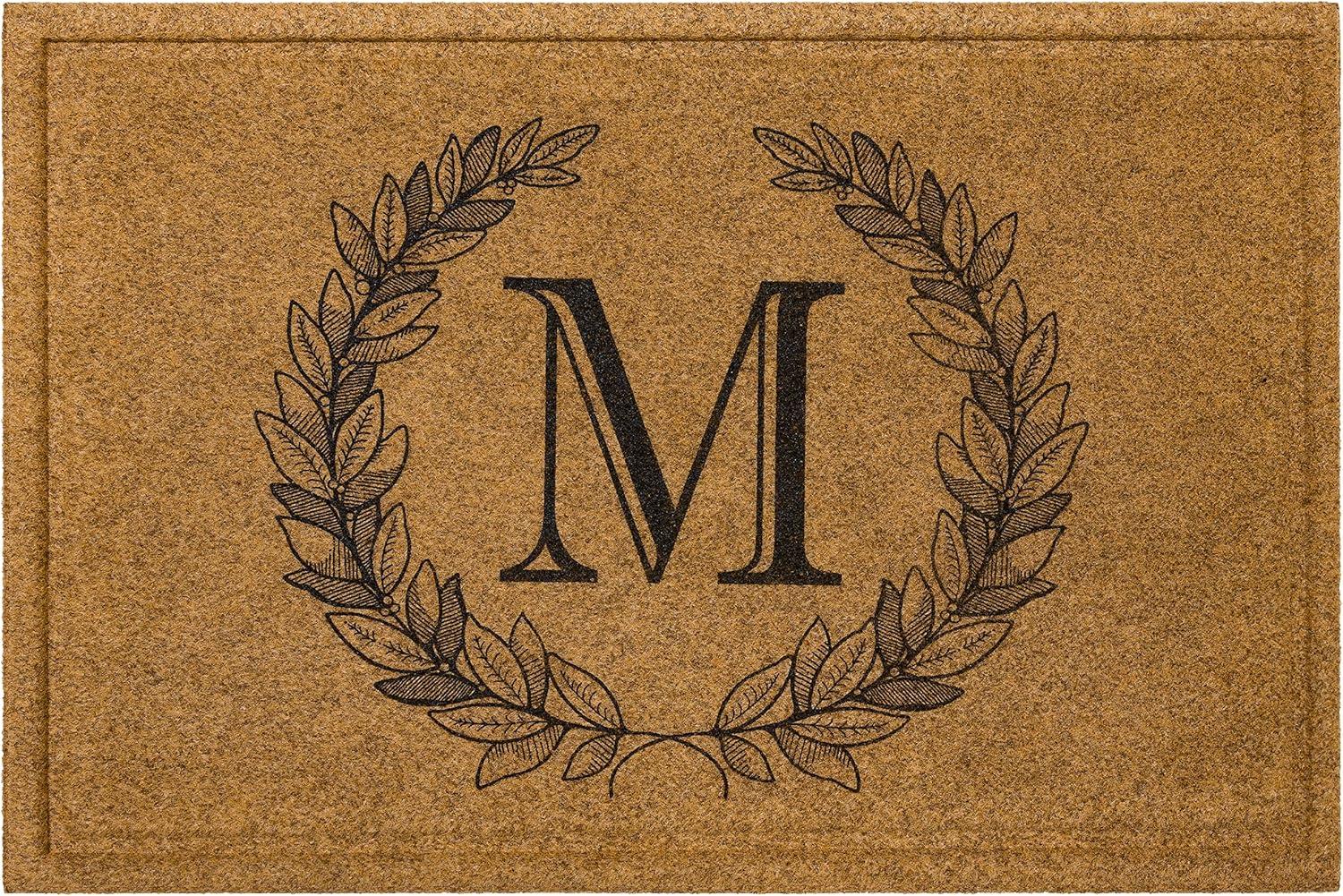 Mohawk Novelty Personalizable Brown Polyester Indoor Doormat, 2' x 3'