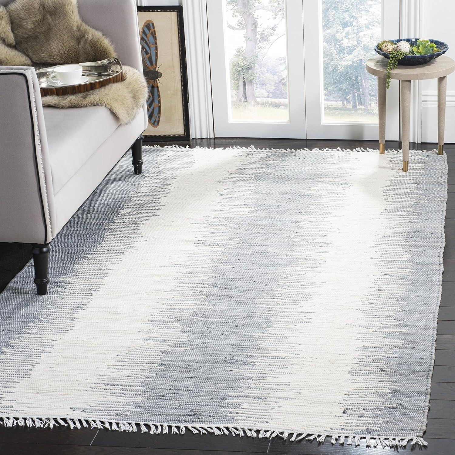 Montauk MTK751 Hand Woven Indoor Area Rug - Grey - 5'x8' - Safavieh