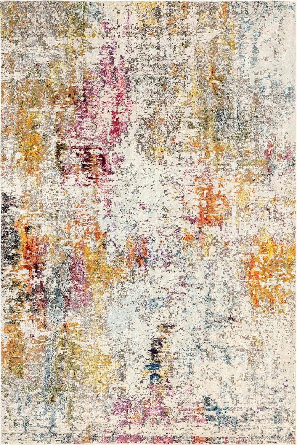 nuLOOM Cézanne Colorful Abstract Area Rug