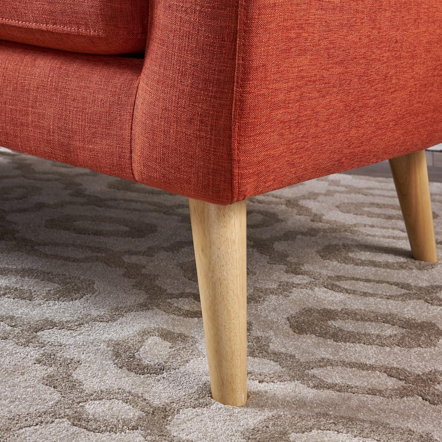 Bridie Mid-Century Loveseat Muted Purple - Christopher Knight Home: Stylish 2-Seater, Polyester Upholstery, Hardwood Frame