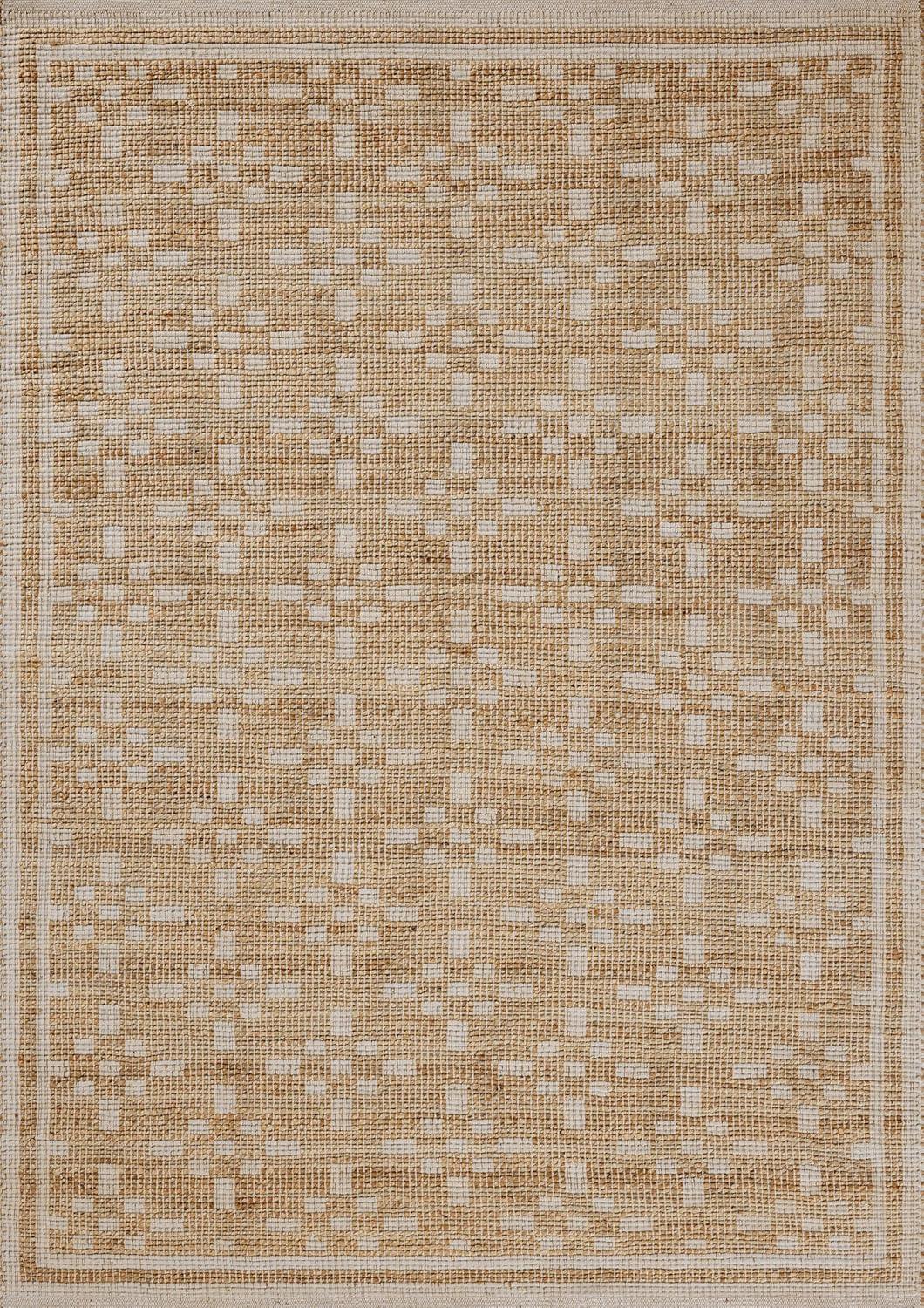 Judy II Jute-Blend Rug by Chris Loves Julia x Loloi - Natural and Ivory / 2'6" x 7'6" Runner