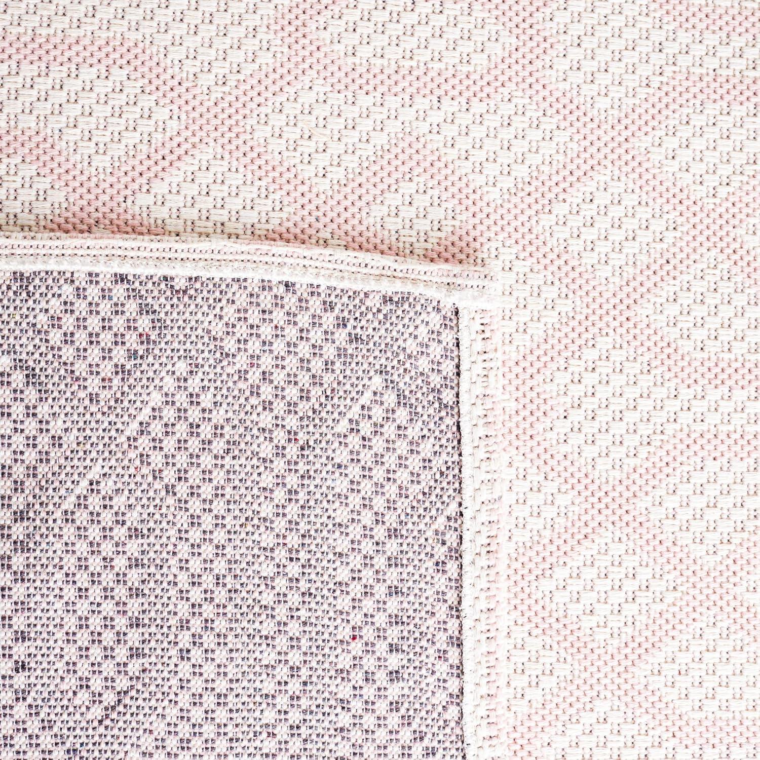 Martha Stewart 421 100% Cotton Geometric Rug