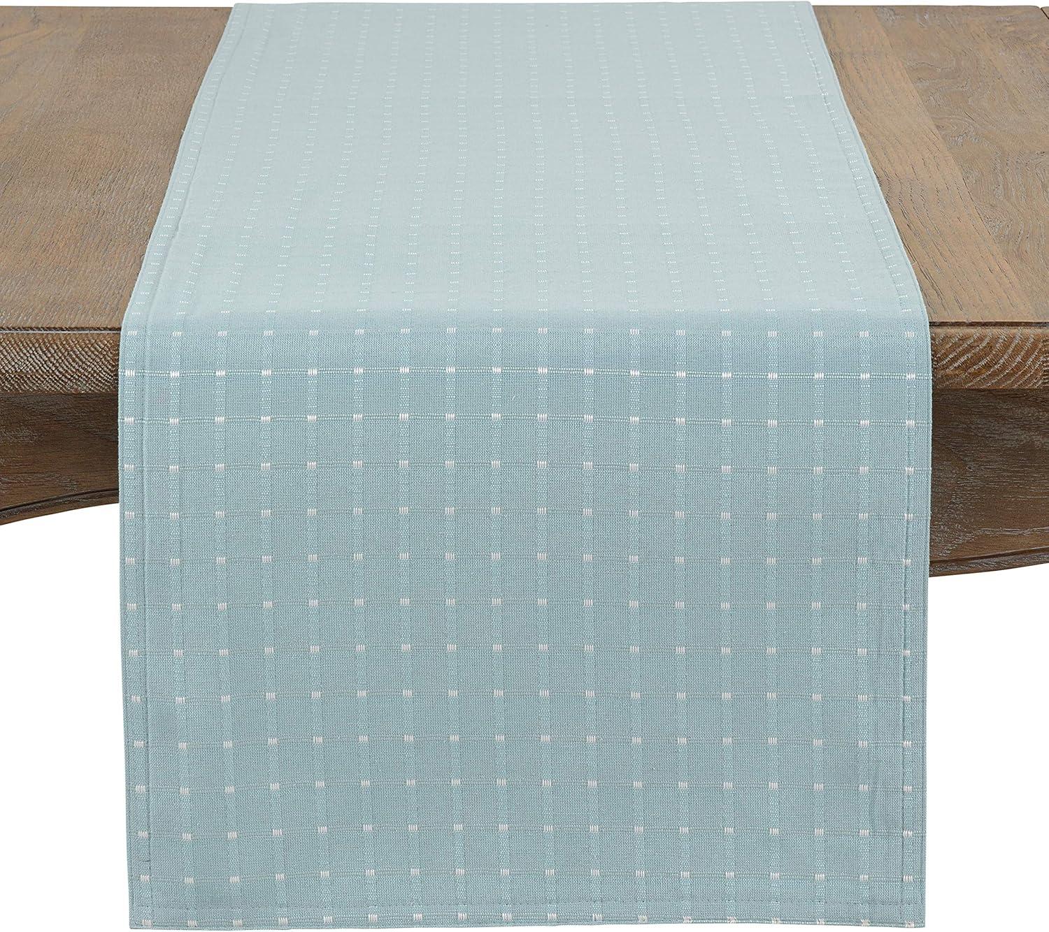 Saro Lifestyle Table Runner With Stitched Line Design