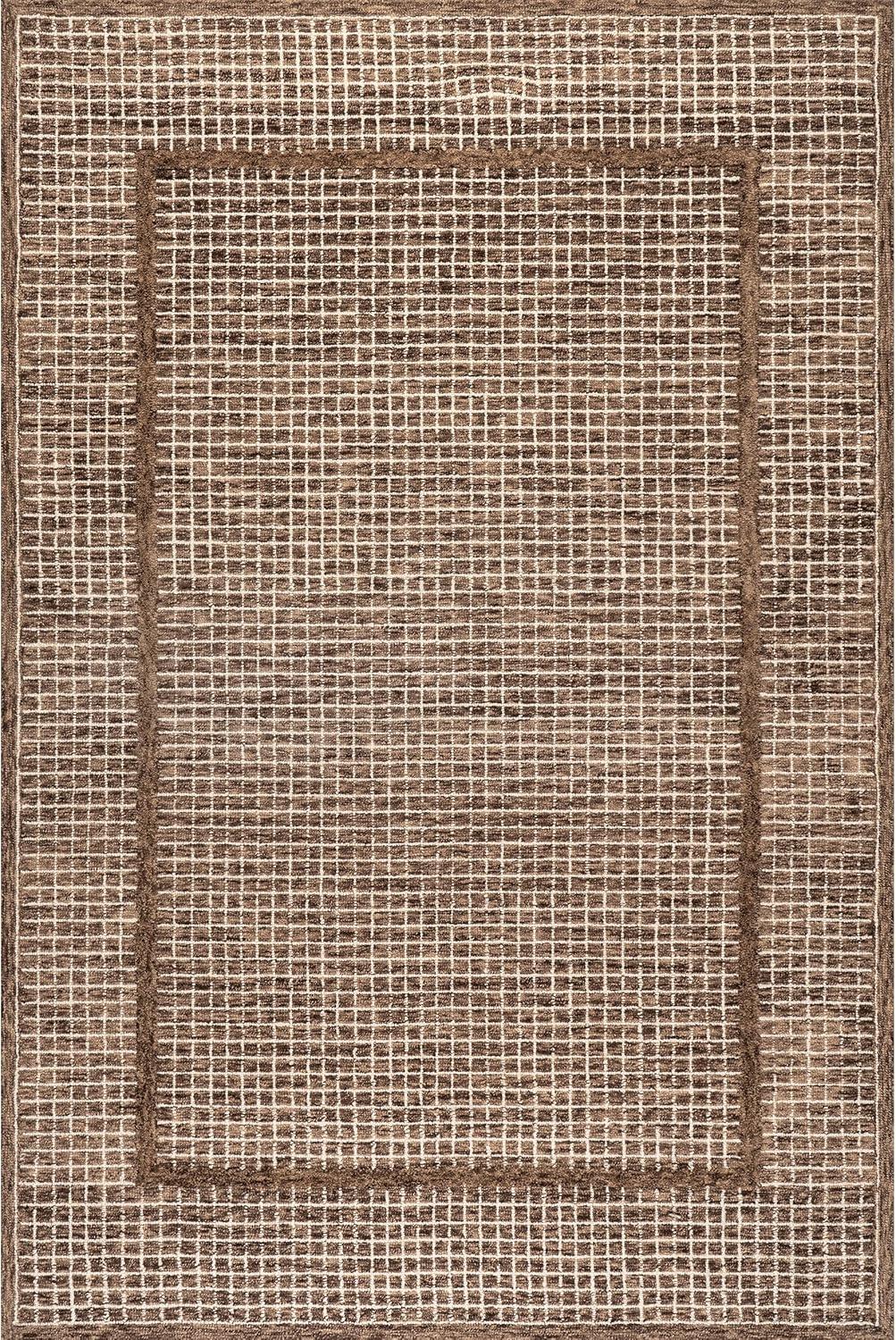 Nuloom Emaline Geometric Wool Indoor Area Rug