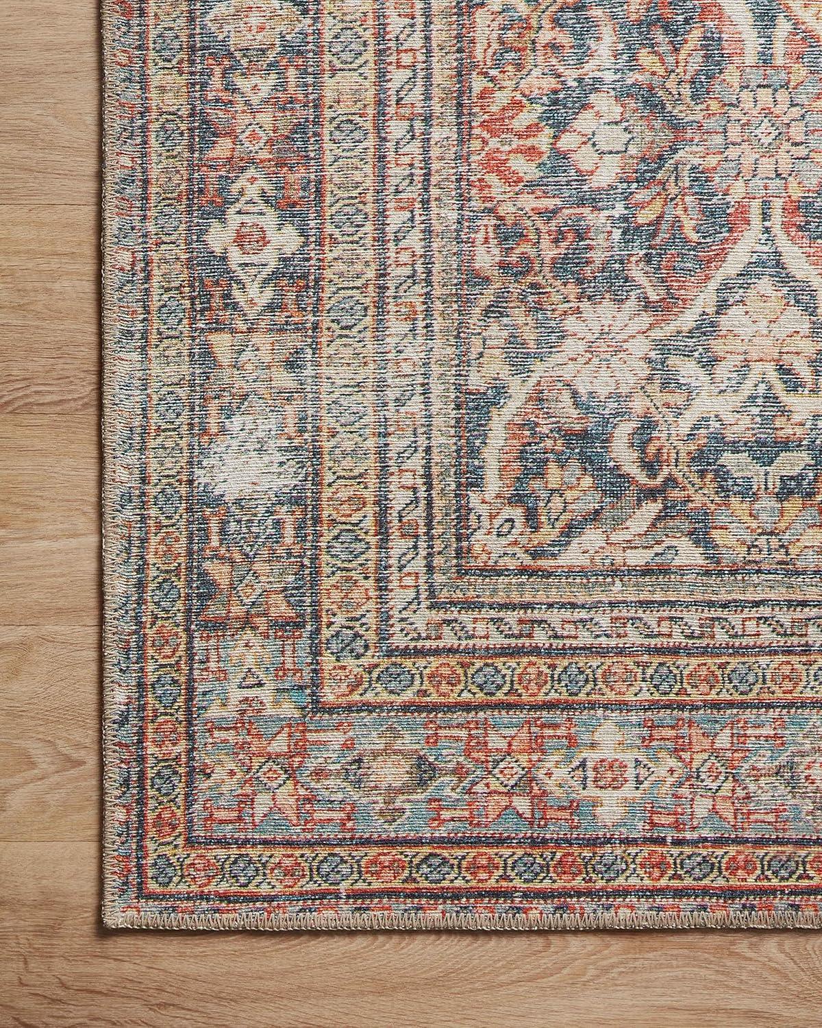 Amber Lewis x Loloi Amber Lewis x Loloi Georgie Red / Navy Area Rug