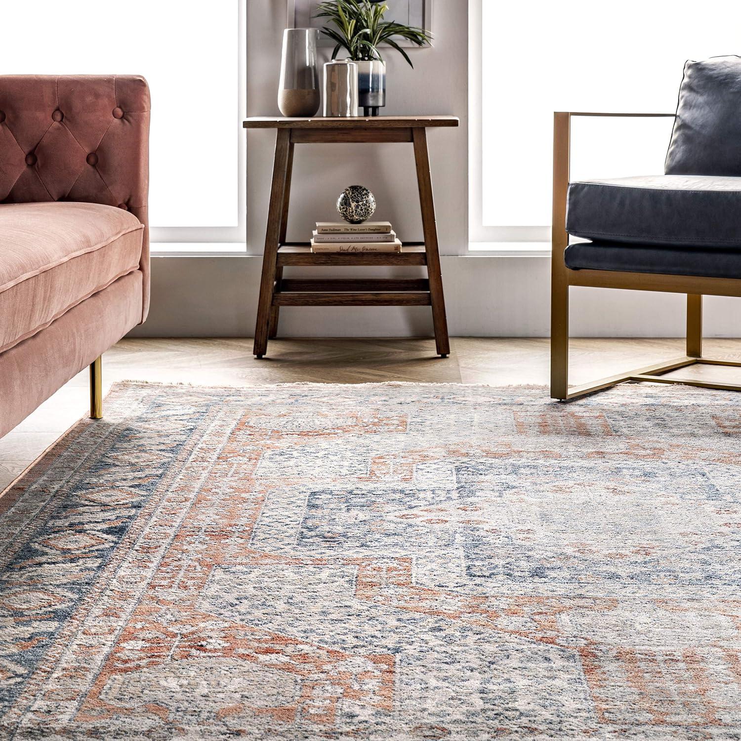 Westlyn Faded Medallion Area Rug - nuLOOM