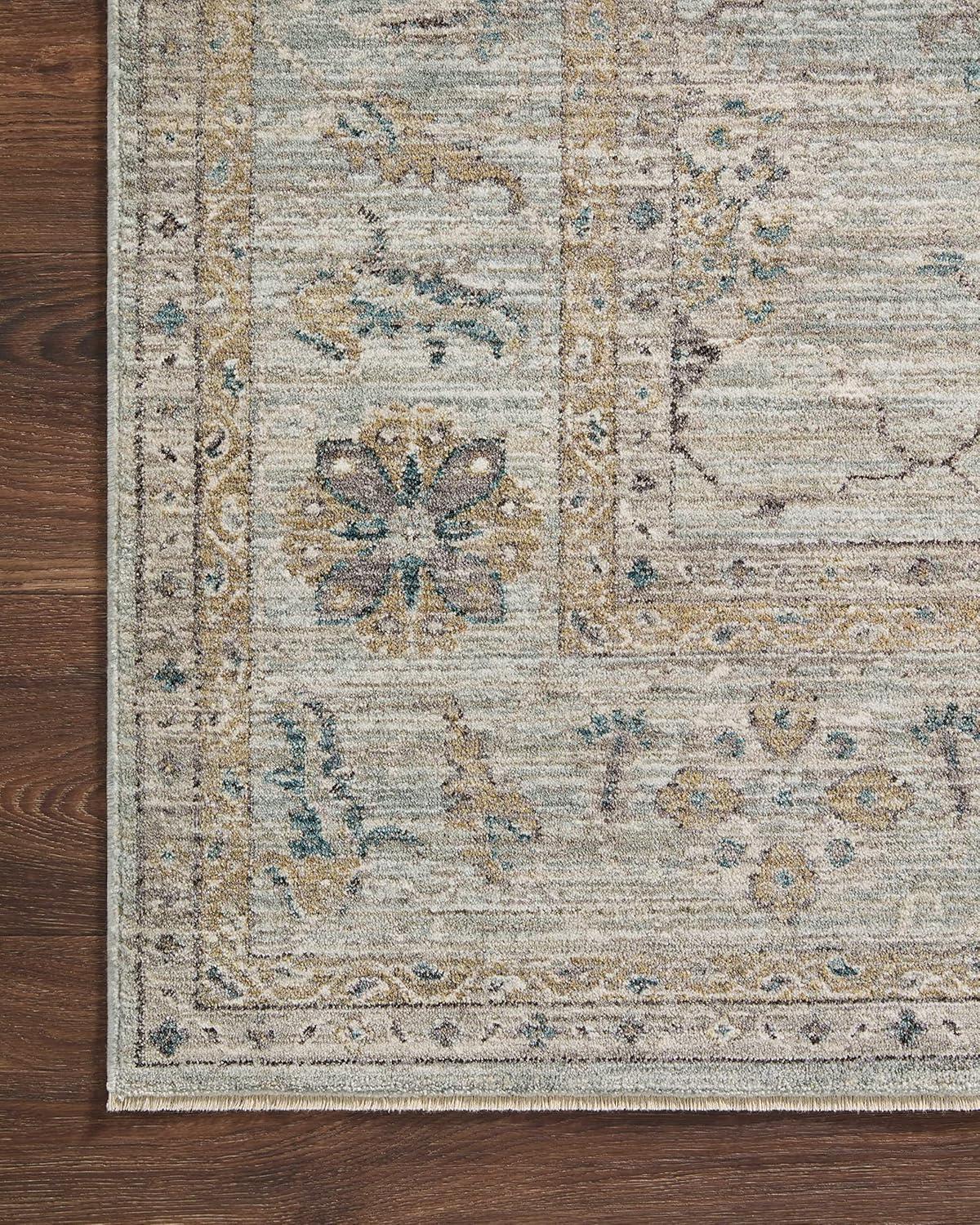 Magnolia Home by Joanna Gaines x Loloi Magnolia Home By Joanna Gaines X Loloi Millie Sky / Gold Area Rug